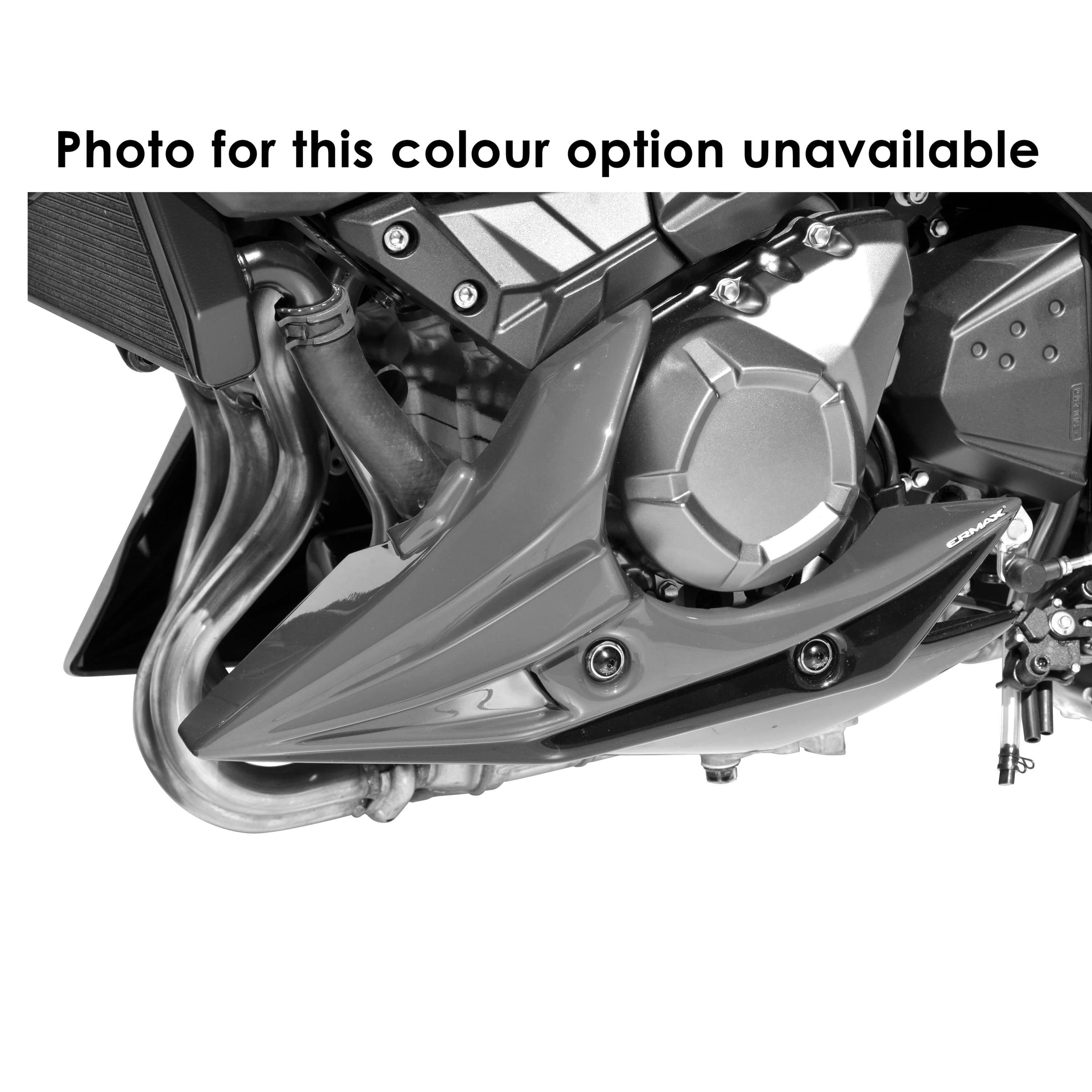 Ermax Belly Pan | Metallic Black Grey Flake (Spark Black) | Kawasaki Z 800 2013>2016 -  Shop name