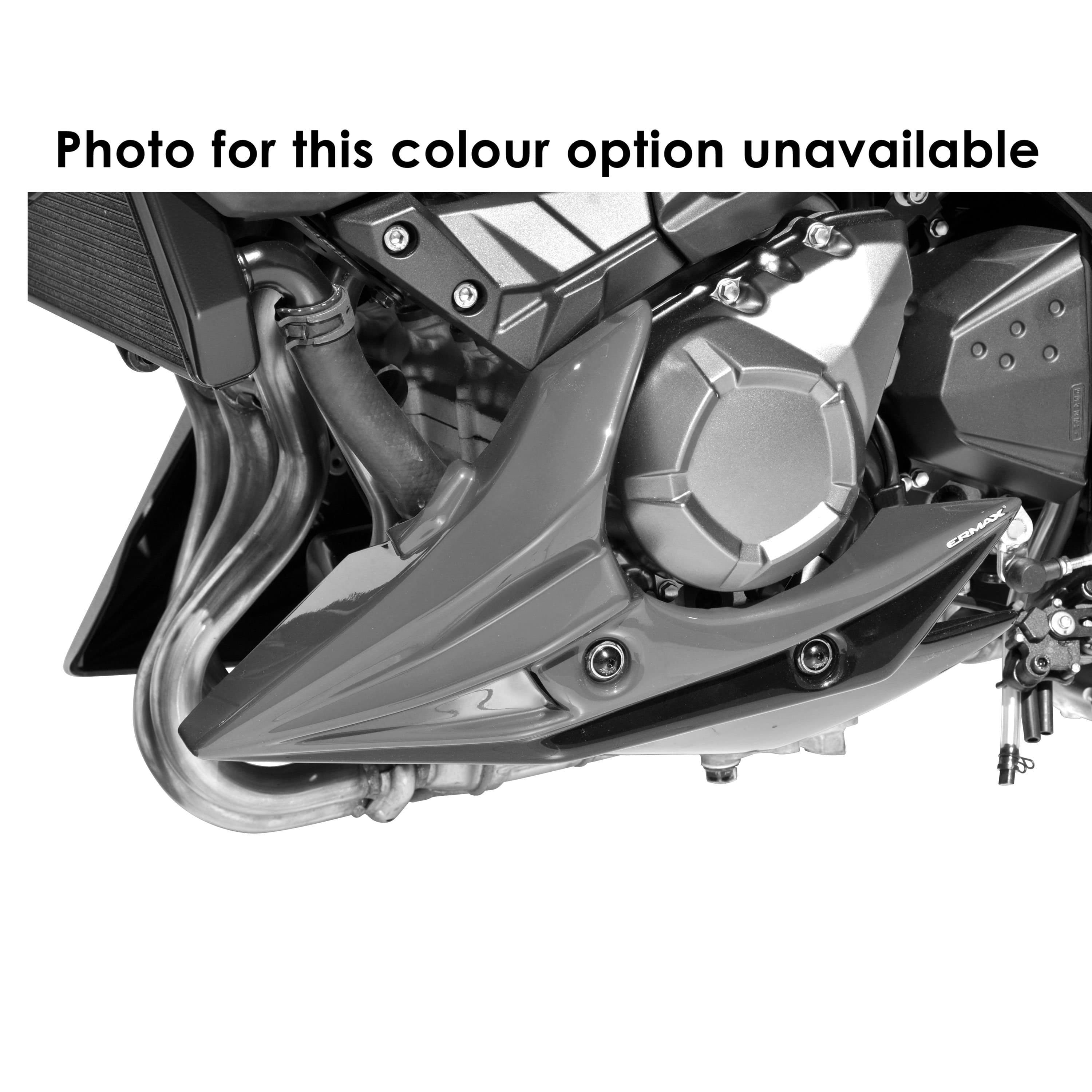 Ermax Belly Pan | Metallic Black Grey Flake (Spark Black) | Kawasaki Z 800 2013>2016-E890367084-Belly Pans-Pyramid Motorcycle Accessories