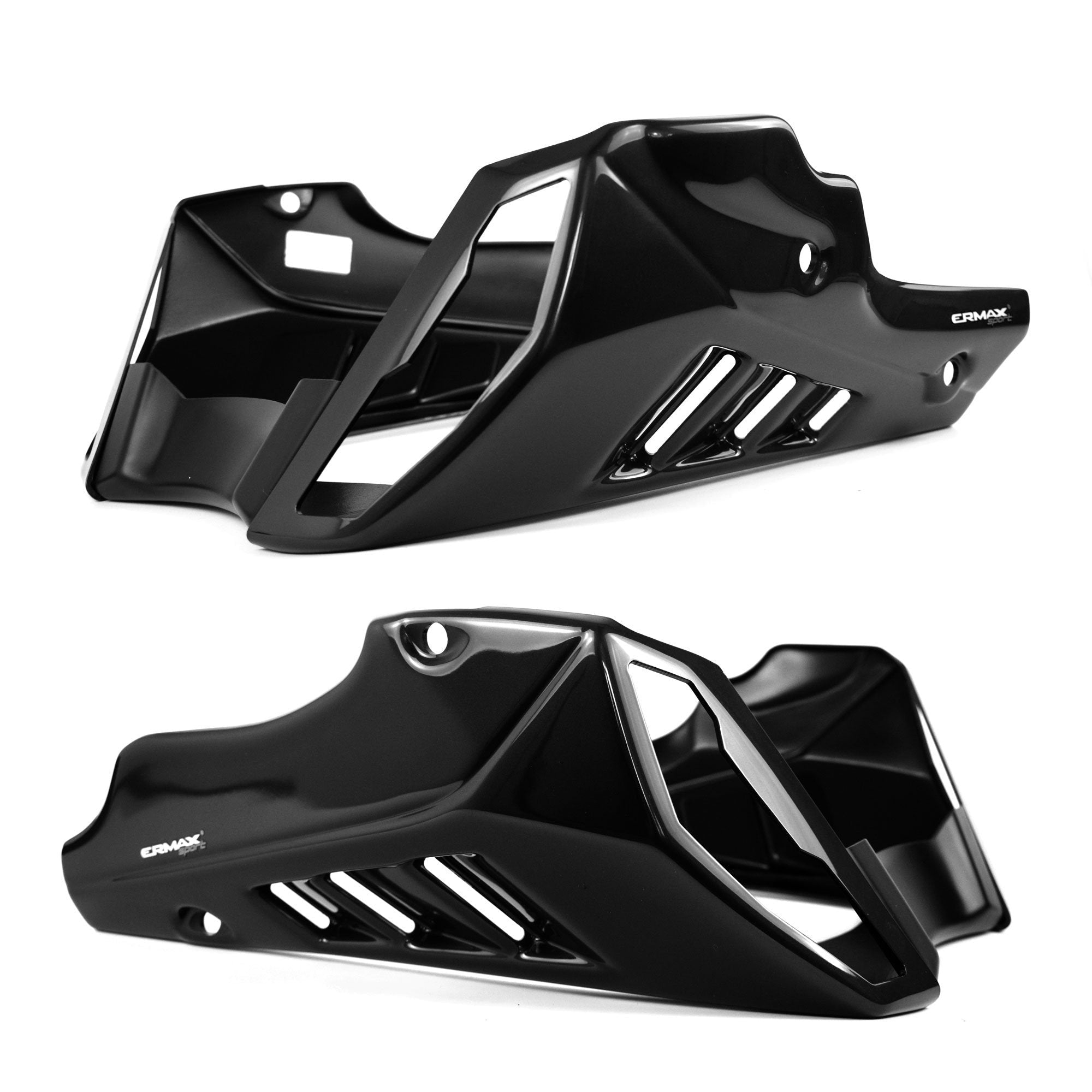 Ermax Belly Pan | Metallic Black (Midnight Black) | Yamaha MT-10 2016>2021-E890218132-Belly Pans-Pyramid Motorcycle Accessories