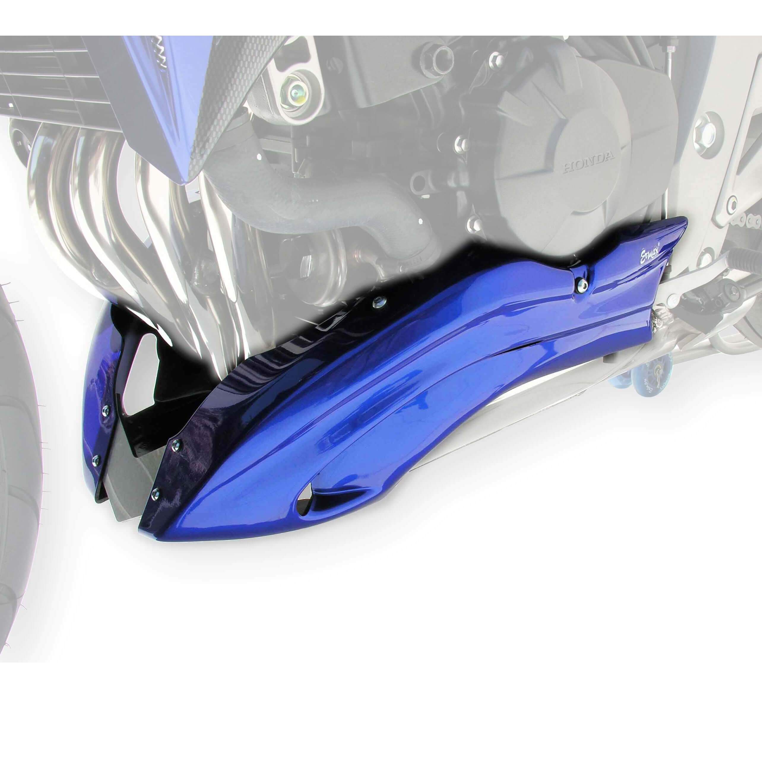 Ermax Belly Pan | Metallic Blue (Pearl Fiji Blue) | Honda CB 600 F Hornet 2008>2009-Belly Pans-Pyramid Motorcycle Accessories