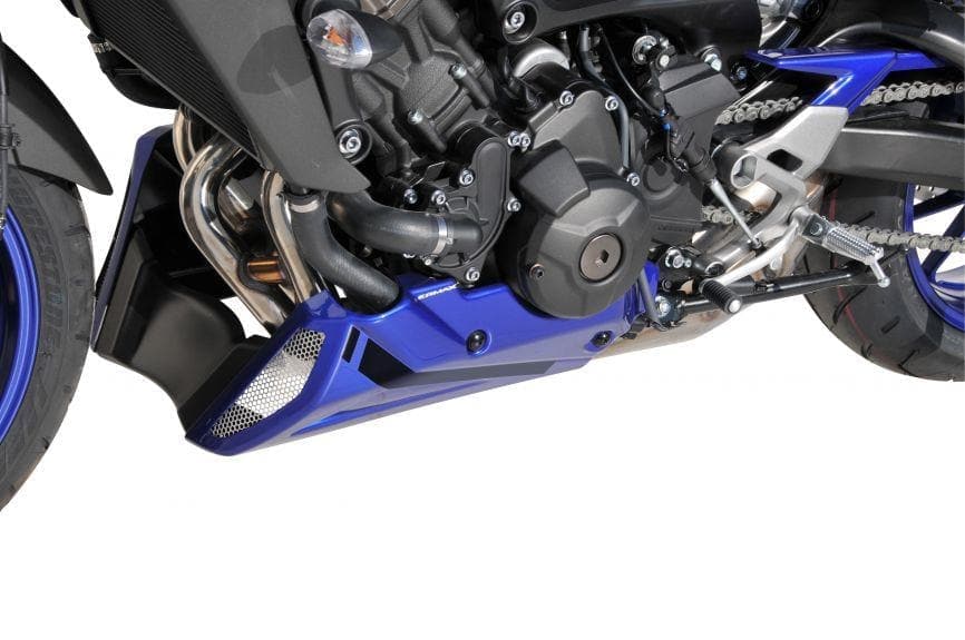 Ermax Belly Pan | Metallic Blue/Metallic Black (Yamaha Blue/Brilliant Black) | Yamaha MT-09 2017>2020-E8902Y22-BN-Belly Pans-Pyramid Motorcycle Accessories