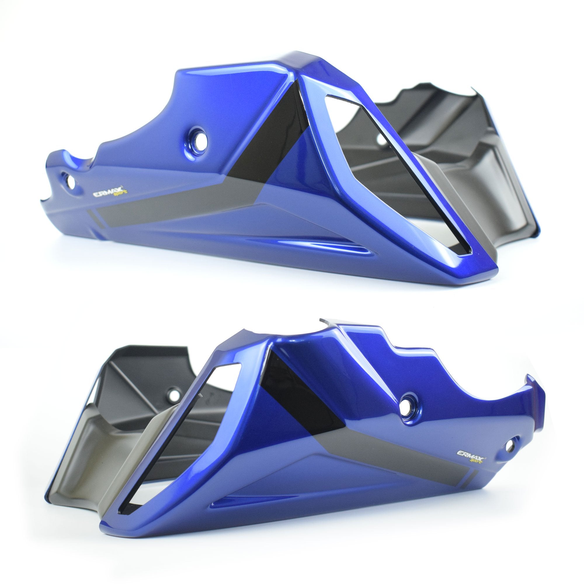 Ermax Belly Pan | Metallic Blue/Metallic Black (Yamaha Blue/Brilliant Black) | Yamaha MT-09 2017>2020-E8902Y22-BN-Belly Pans-Pyramid Motorcycle Accessories