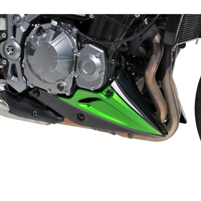 Ermax Belly Pan | Metallic Green/Metallic Black (Candy Lime Green/Spark Black) | Kawasaki Z 900 2017>2018-E8903096-10-Belly Pans-Pyramid Motorcycle Accessories