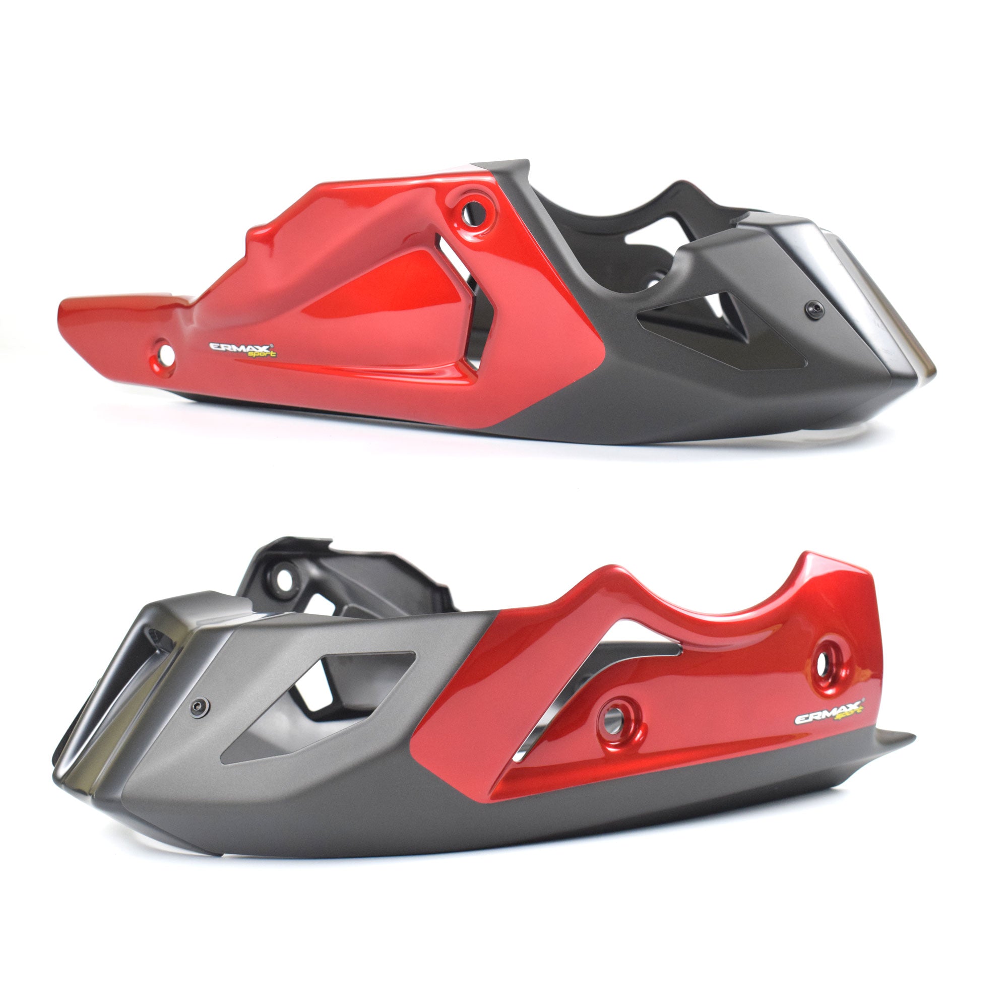 Ermax Belly Pan | Metallic Red/Matte Black (Radical Red/Matte Black) | Yamaha Tracer 700 2016>2019 -  Shop name