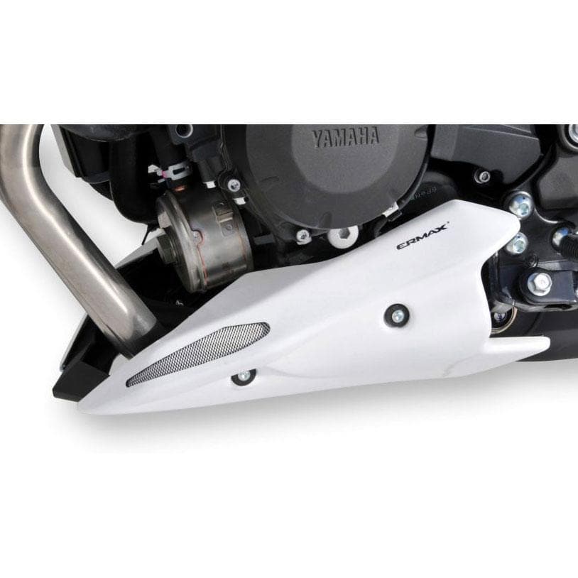 Ermax Belly Pan | Metallic White (Bluish White Cocktail) | Yamaha XJ6 Diversion 2009>2012-Belly Pans-Pyramid Motorcycle Accessories