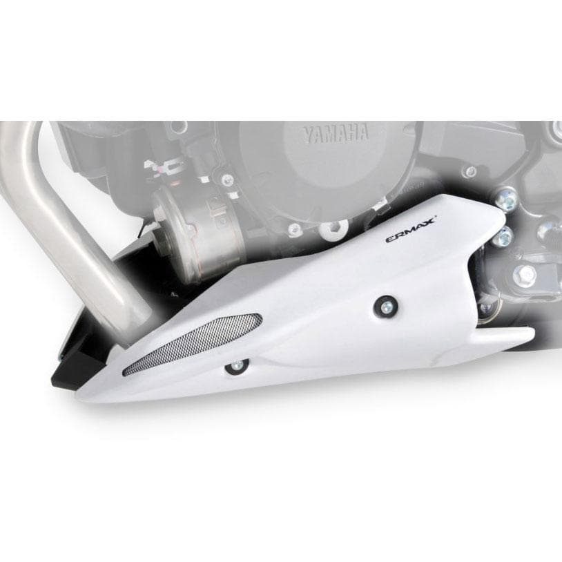 Ermax Belly Pan | Metallic White (Bluish White Cocktail) | Yamaha XJ6 Diversion 2009>2012-Belly Pans-Pyramid Motorcycle Accessories
