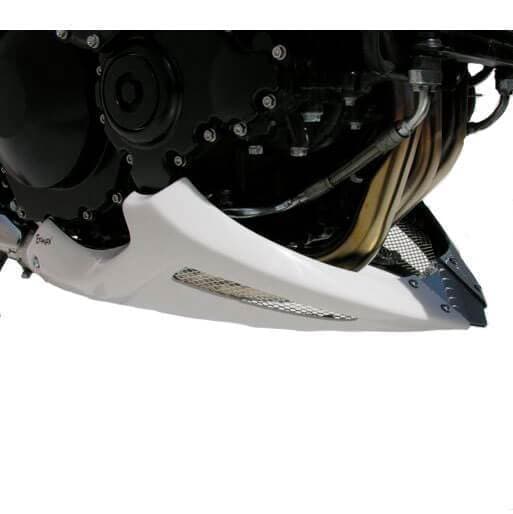 Ermax Belly Pan | Metallic White (Fusion White) | Triumph Speed Triple 1050 2005>2010-Belly Pans-Pyramid Motorcycle Accessories