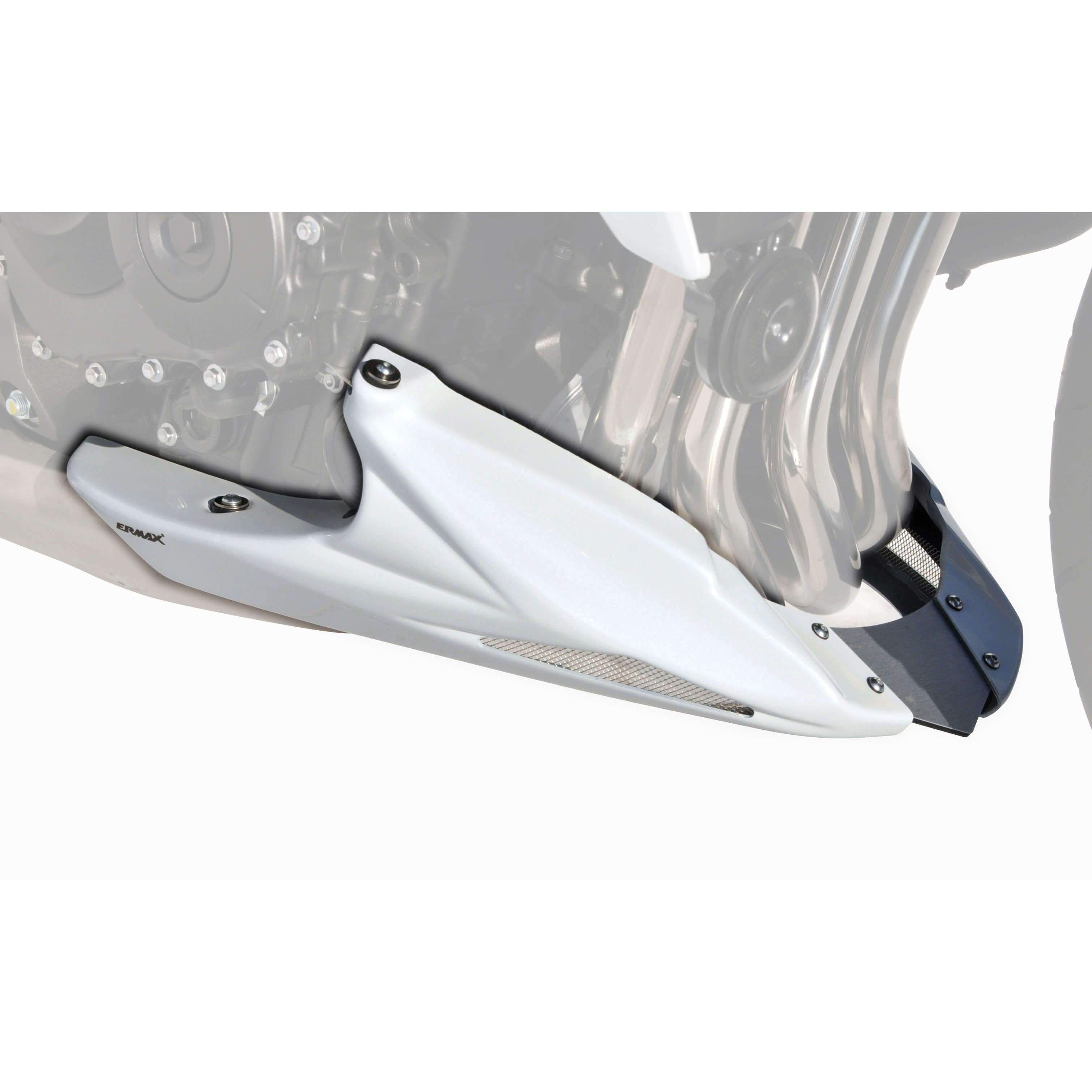 Ermax Belly Pan | Metallic White (Pearl Cool White) | Honda CB 1000 R 2008>2017-E890112103-Belly Pans-Pyramid Motorcycle Accessories