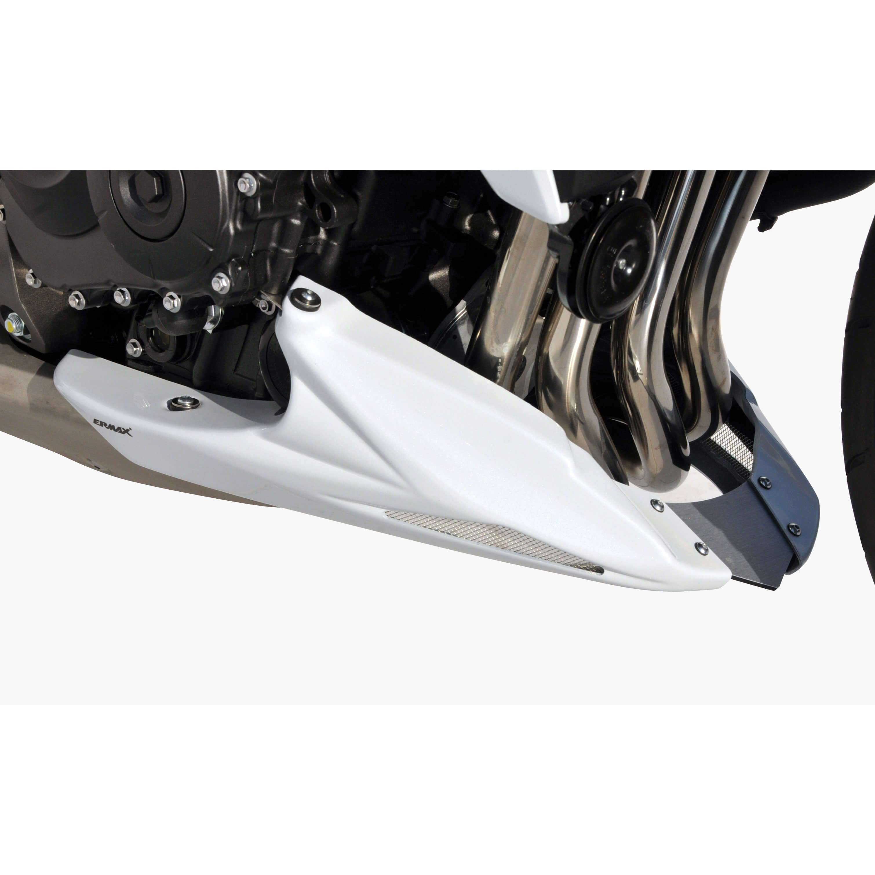 Ermax Belly Pan | Metallic White (Pearl Cool White) | Honda CB 1000 R 2008>2017-E890112103-Belly Pans-Pyramid Motorcycle Accessories