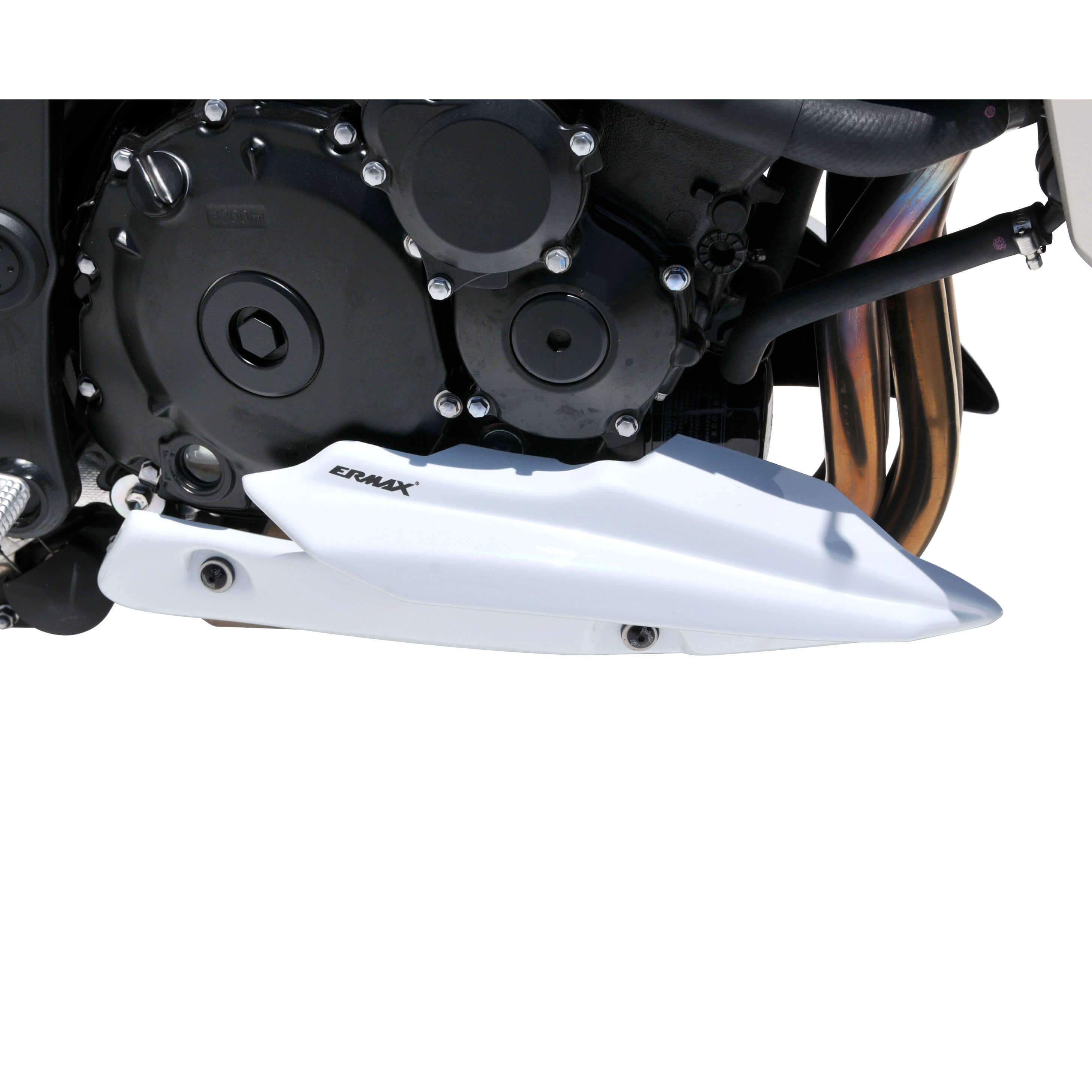 Ermax Belly Pan | Metallic White (Pearl Glacier White) | Suzuki GSR 750 2011>2016-E890412104-Belly Pans-Pyramid Motorcycle Accessories
