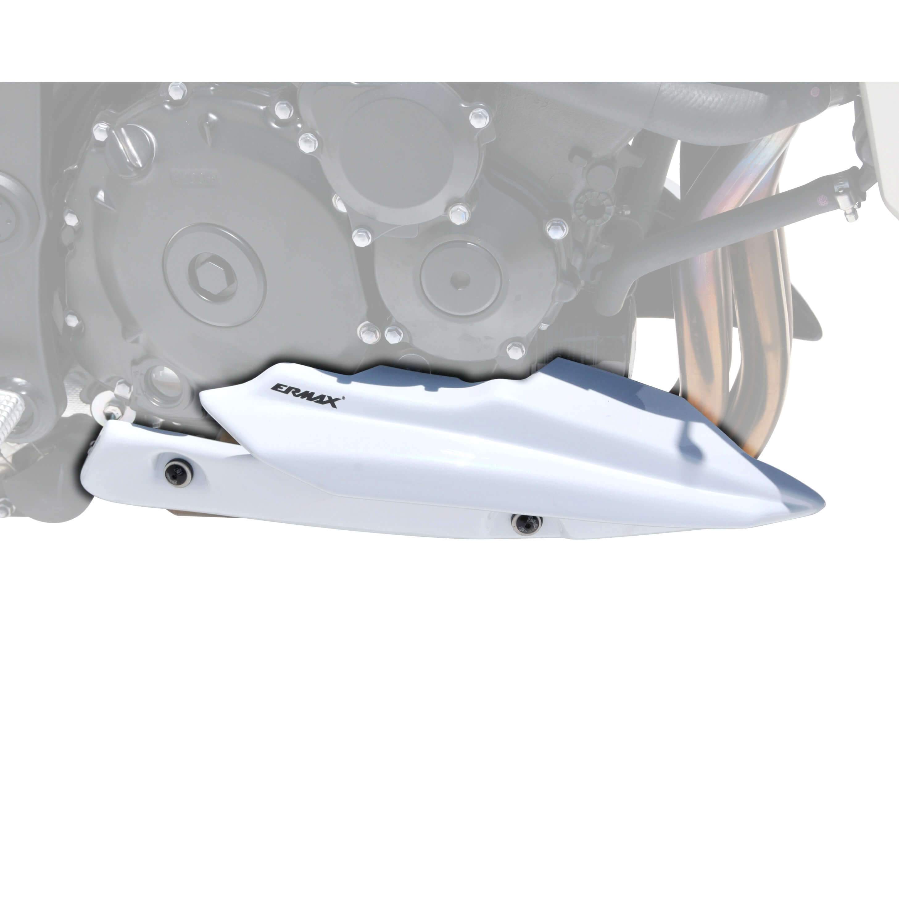 Ermax Belly Pan | Metallic White (Pearl Glacier White) | Suzuki GSR 750 2011>2016-E890412104-Belly Pans-Pyramid Motorcycle Accessories