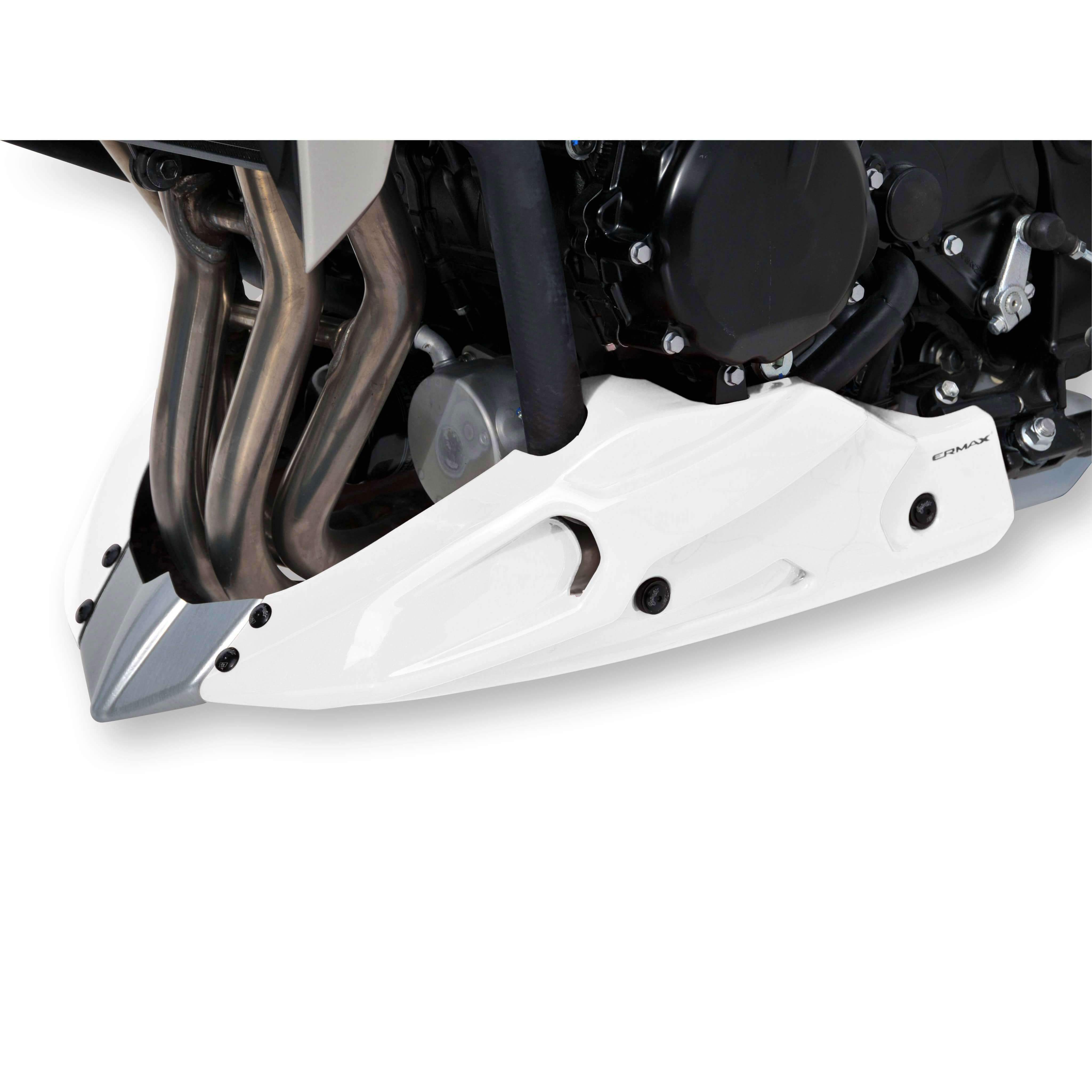 Ermax Belly Pan | Metallic White (Pearl Glacier White) | Suzuki GSR 750 2011>2016 -  Shop name