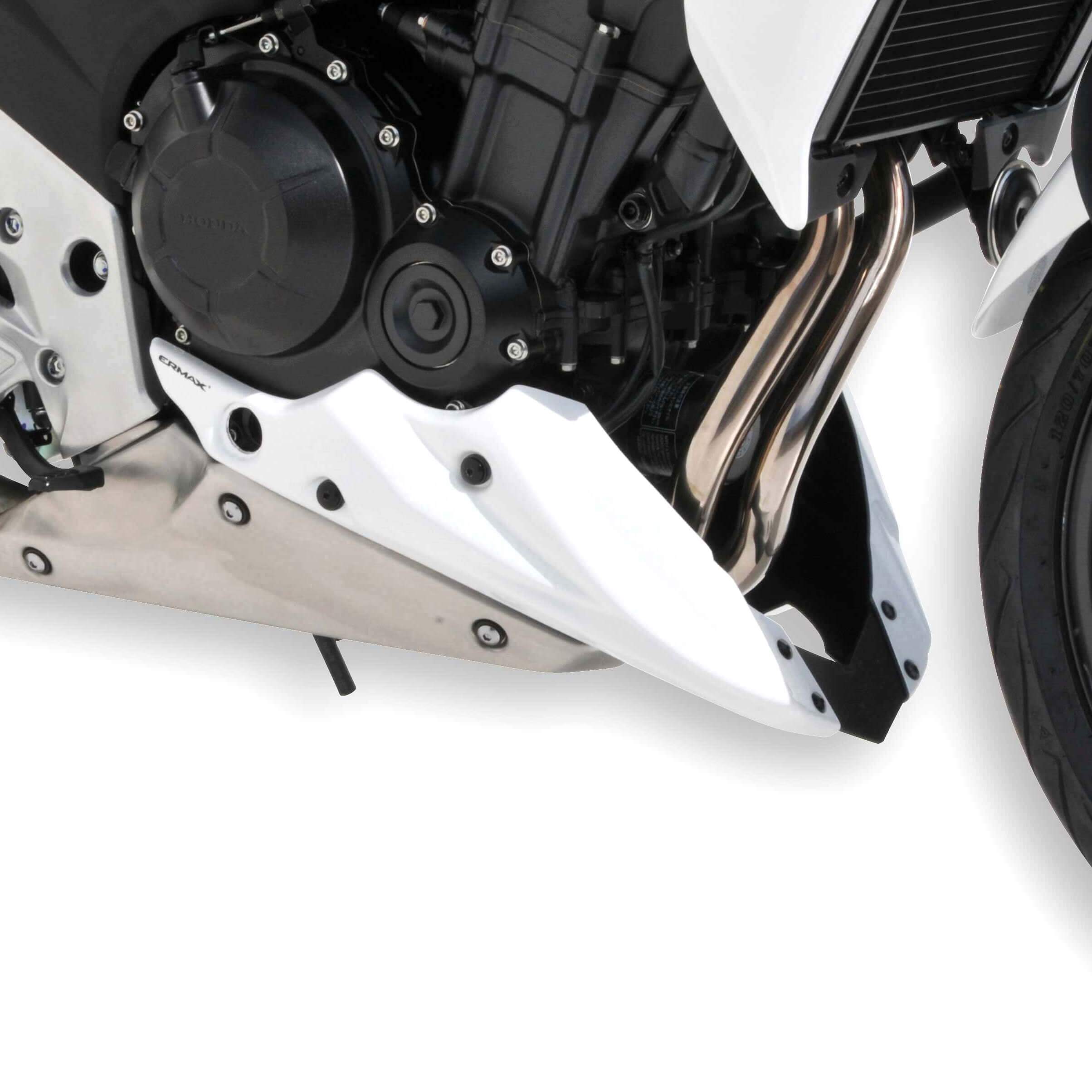 Ermax Belly Pan | Metallic White (Pearl Himalayas White) | Honda CB 500 F 2013>2015 -  Shop name