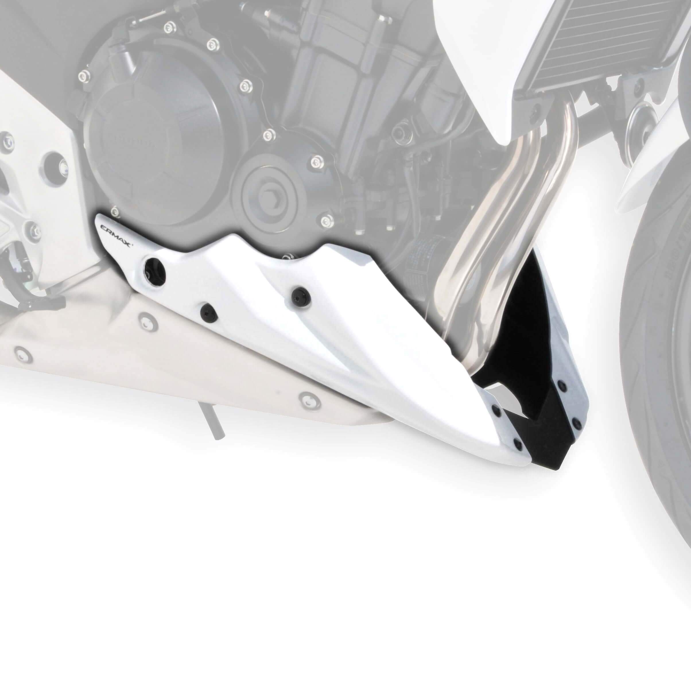 Ermax Belly Pan | Metallic White (Pearl Himalayas White) | Honda CB 500 F 2013>2015 -  Shop name