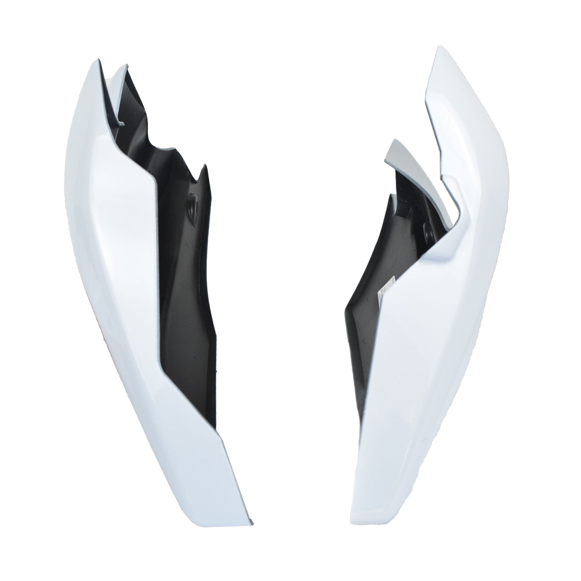 Ermax Belly Pan | Metallic White (Pearl Stardust White) | Kawasaki Z 800 E 2013>2016-Belly Pans-Pyramid Motorcycle Accessories