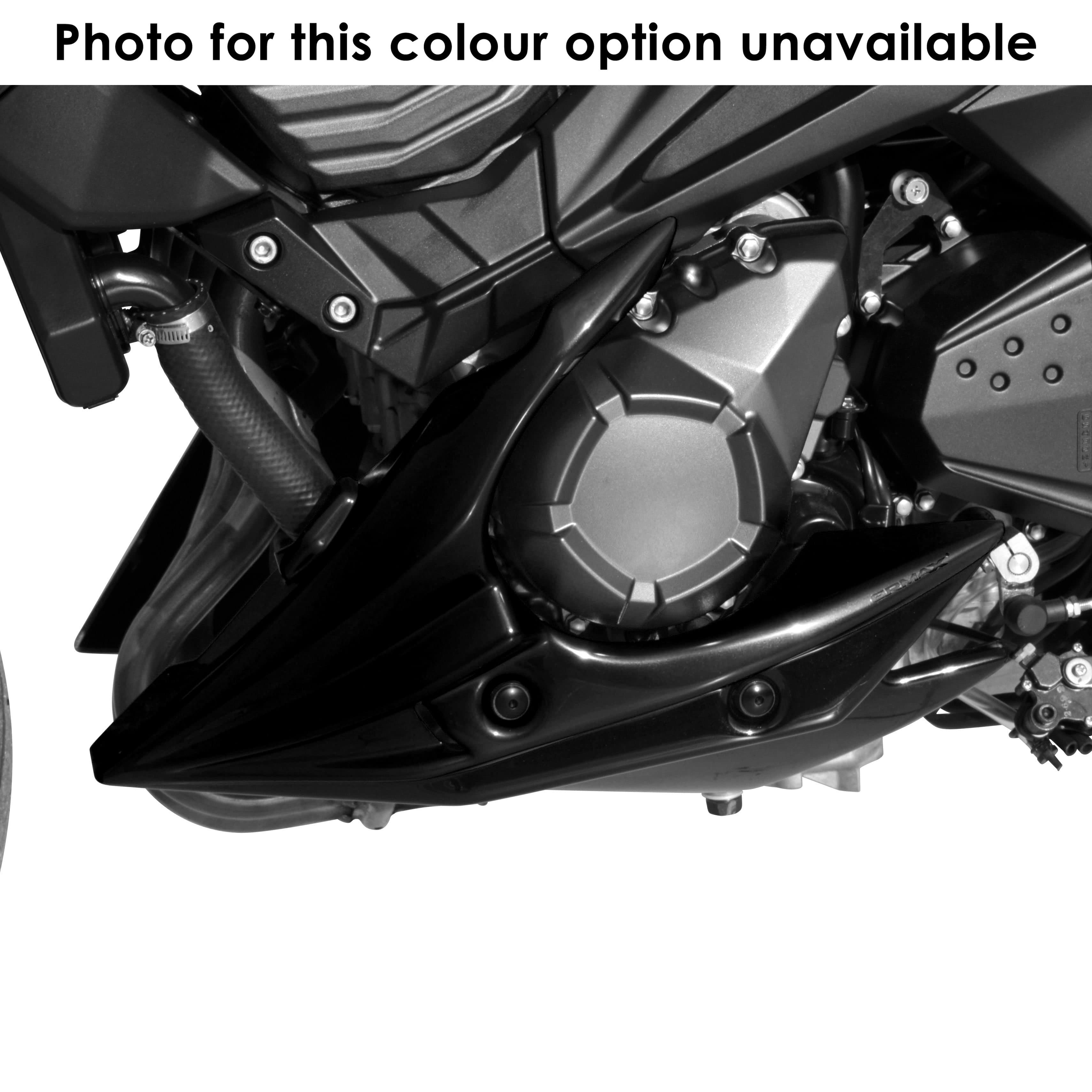 Ermax Belly Pan | Metallic White (Pearl Stardust White) | Kawasaki Z 800 E 2013>2016-Belly Pans-Pyramid Motorcycle Accessories