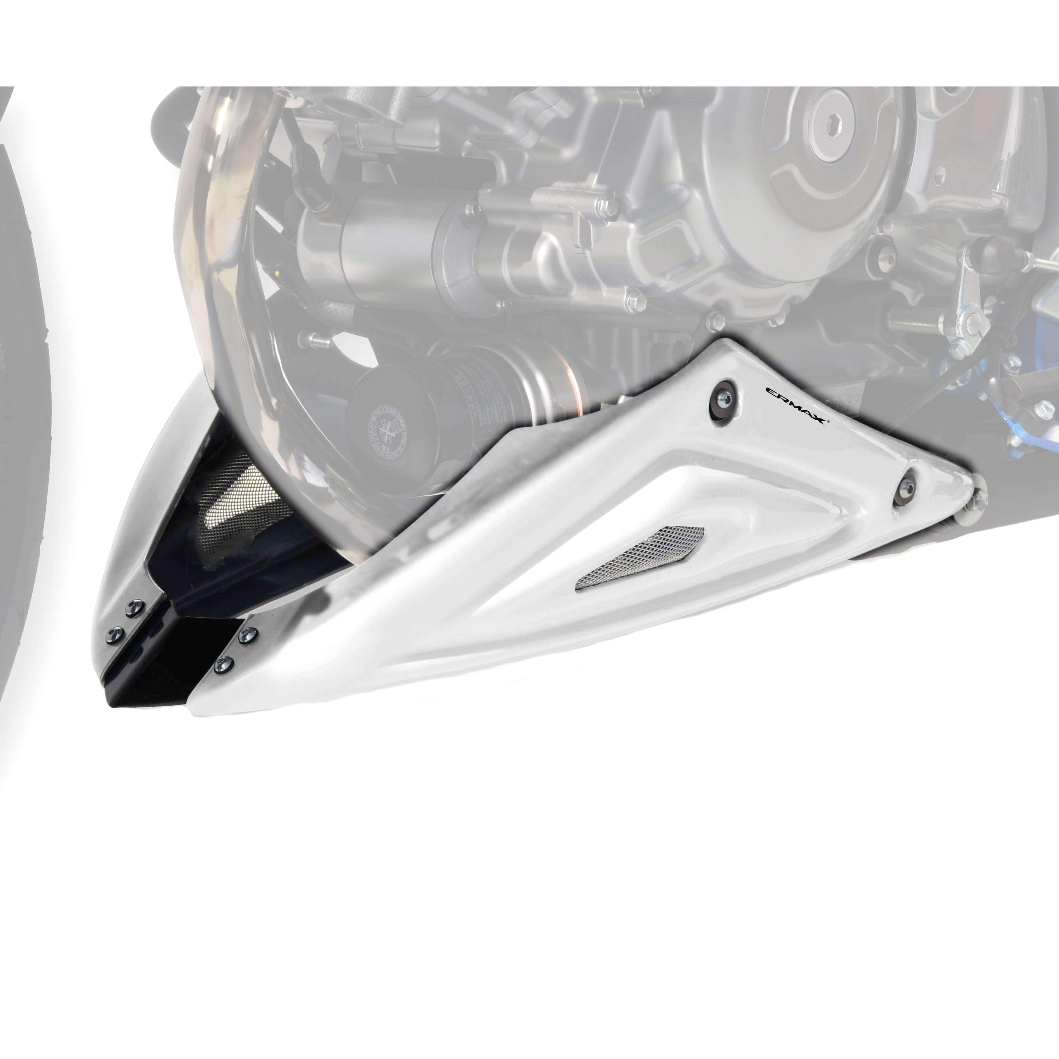 Ermax Belly Pan | Metallic White (Pearl Still White) | Suzuki SFV 650 Gladius 2009>2012 -  Shop name