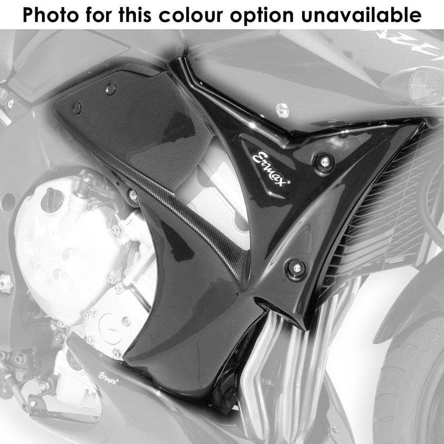 Ermax Fairing Lowers | Gloss Black (Diablo Black) | Yamaha FZ1 Fazer 2008>2015-Fairing Lowers-Pyramid Motorcycle Accessories