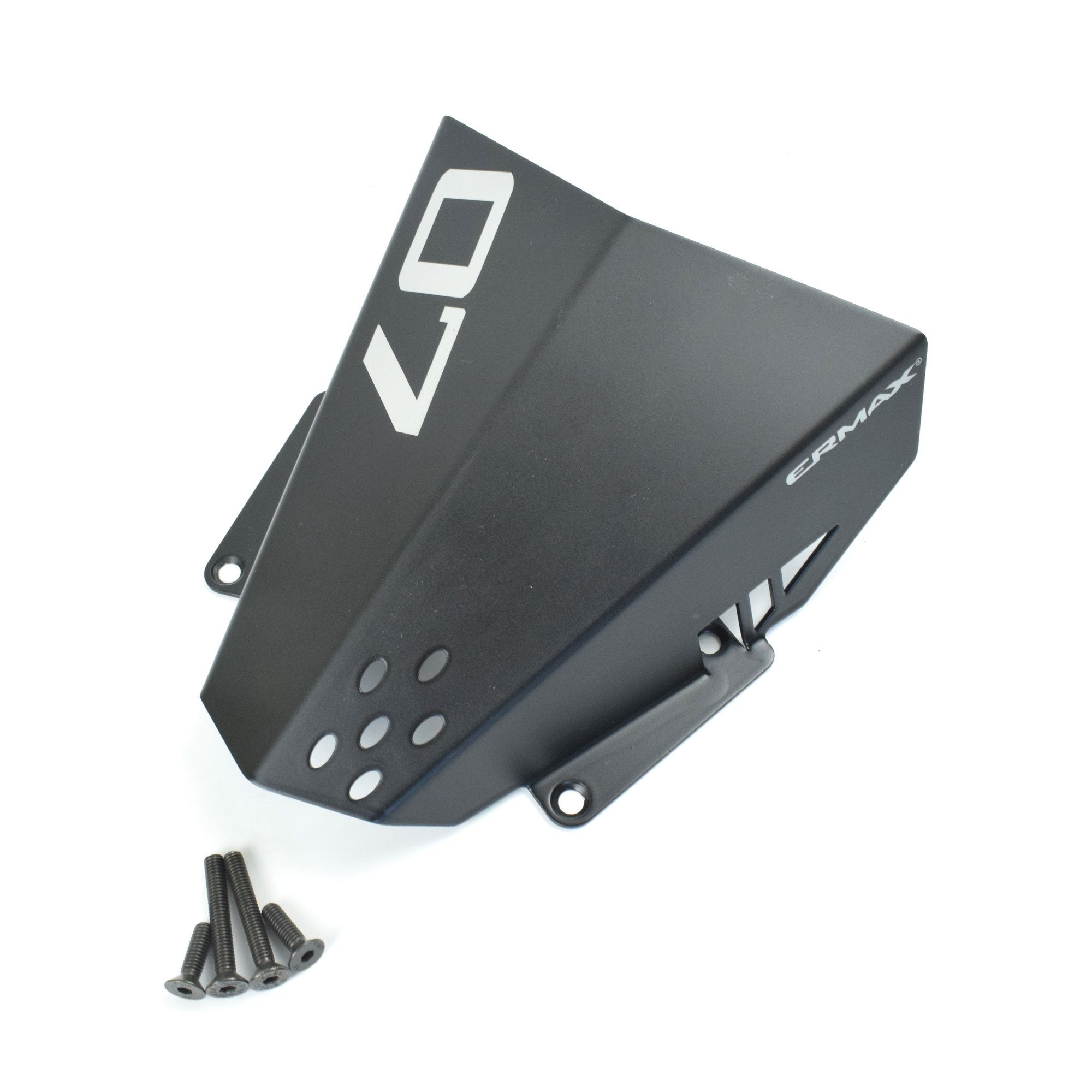 Ermax Fly Screen | Anodised Black | Yamaha MT-07 2018>2019-E0302ALY84-NO-Screens-Pyramid Motorcycle Accessories