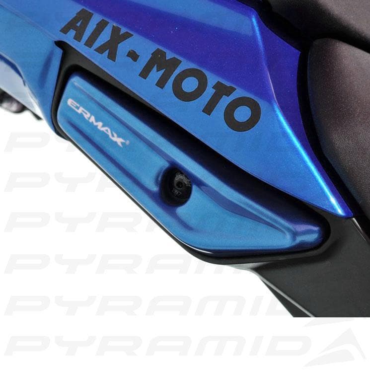 Ermax Grab Rail Cover Kit | Metallic Blue (Candy Plasma Blue) | Kawasaki Ninja 1000 2011>2016-E750314079-Grab Rail Covers-Pyramid Motorcycle Accessories