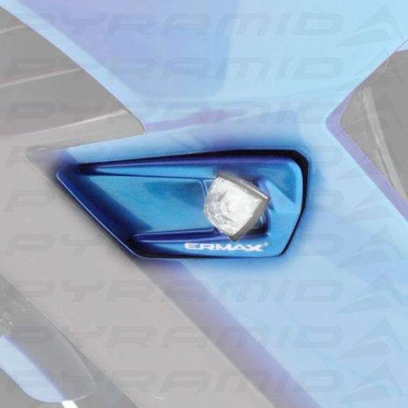 Ermax Grab Rail Cover Kit | Metallic Blue (Candy Plasma Blue) | Kawasaki Ninja 1000 2011>2016-E750314079-Grab Rail Covers-Pyramid Motorcycle Accessories