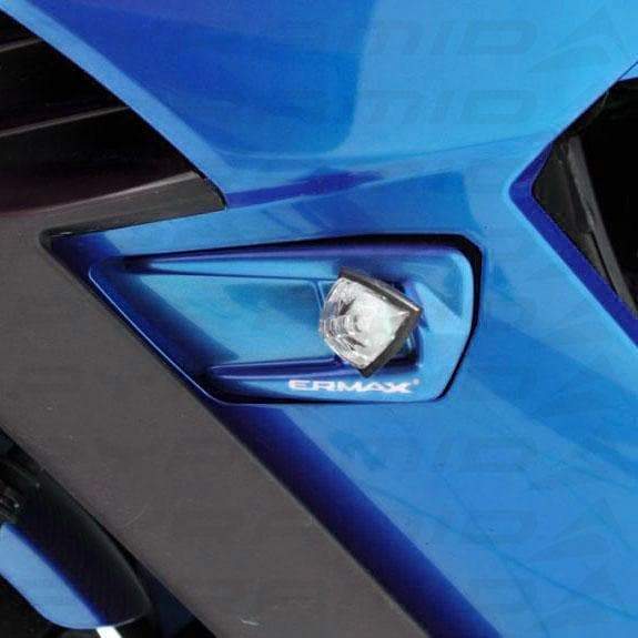 Ermax Grab Rail Cover Kit | Metallic Blue (Candy Plasma Blue) | Kawasaki Ninja 1000 2011>2016-E750314079-Grab Rail Covers-Pyramid Plastics