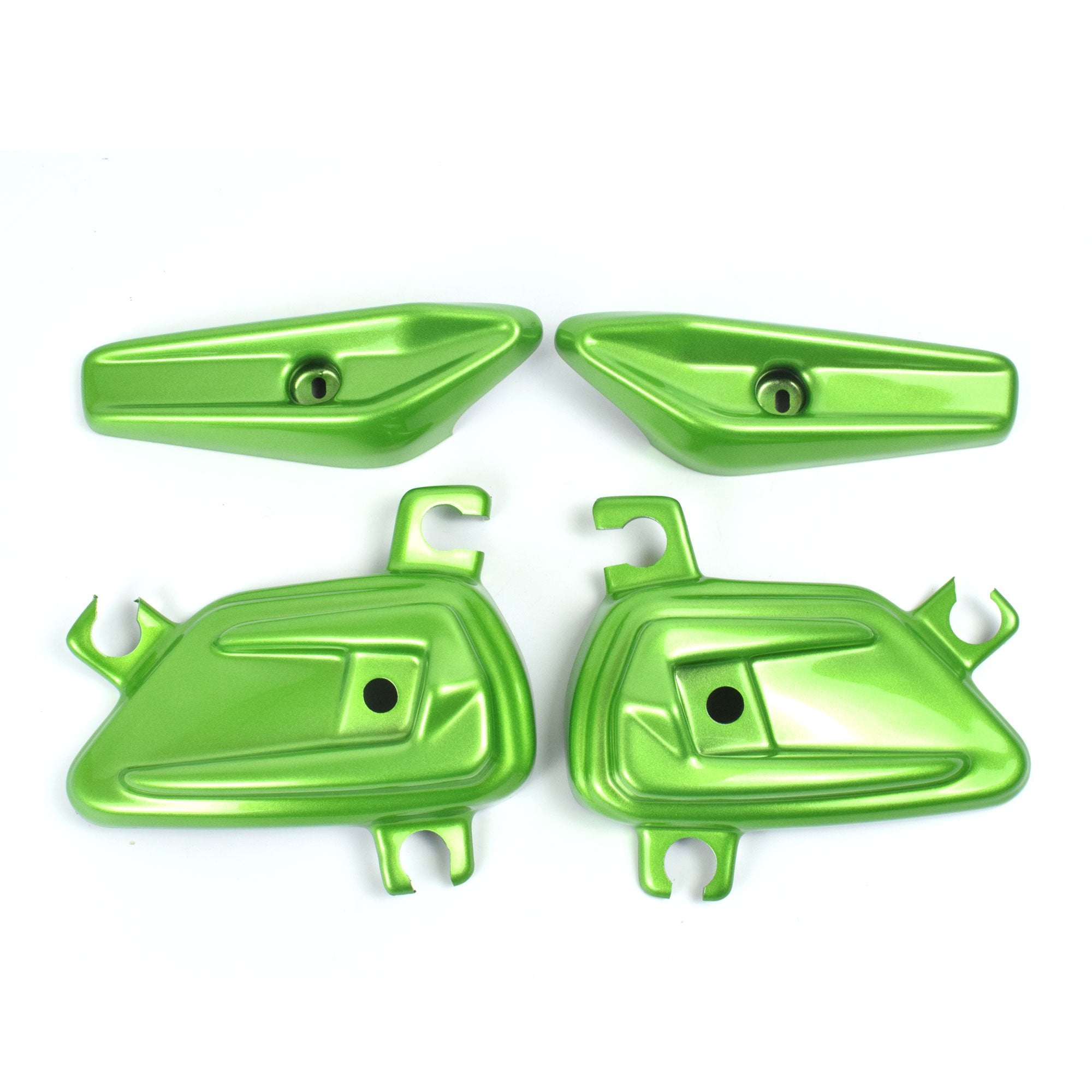 Ermax Grab Rail Cover Kit | Metallic Green (Candy Lime Green) | Kawasaki Ninja 1000 2011>2016-E750324079-Grab Rail Covers-Pyramid Motorcycle Accessories