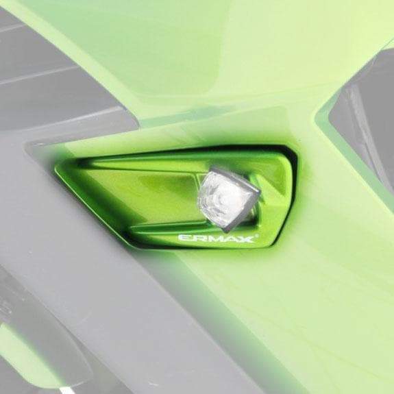 Ermax Grab Rail Cover Kit | Metallic Green (Candy Lime Green) | Kawasaki Z 1000 SX 2011>2016-E750324079-Grab Rail Covers-Pyramid Motorcycle Accessories