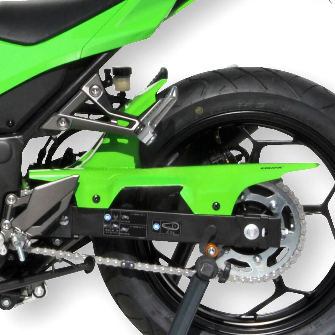Ermax Hugger | Gloss Green (Lime Green) | Kawasaki Ninja 300 2013>2017 -  Shop name