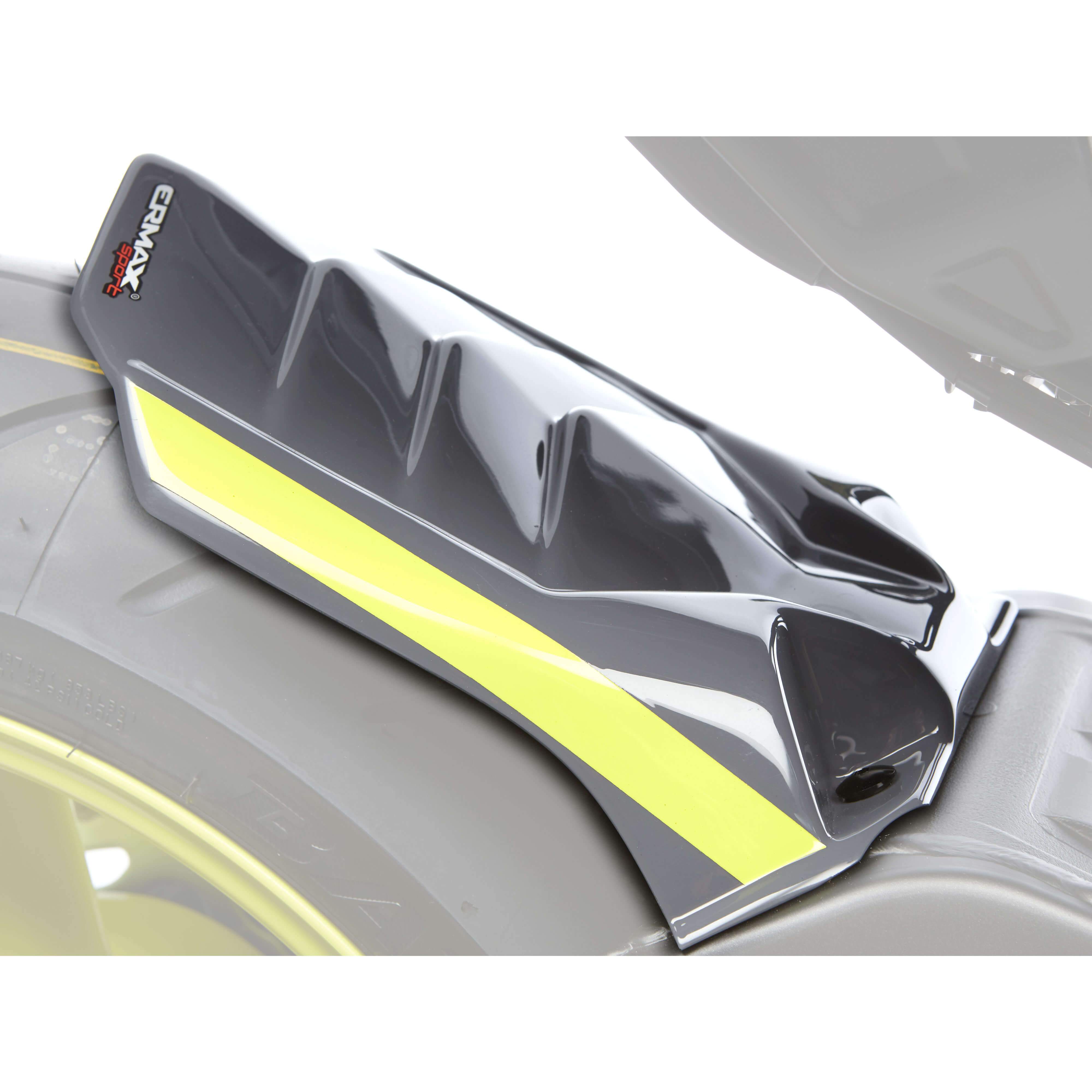Ermax Hugger | Gloss Grey/Yellow (Nimbus Grey/Fluo Yellow) | Yamaha MT-10 2016>2017-Huggers-Pyramid Motorcycle Accessories