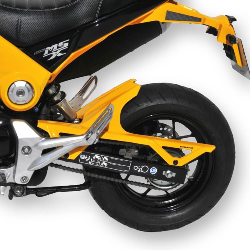 Ermax Hugger | Light Metallic Yellow (Pearl Queen Bee Yellow) | Honda MSX 125 2013>2014-Huggers-Pyramid Motorcycle Accessories