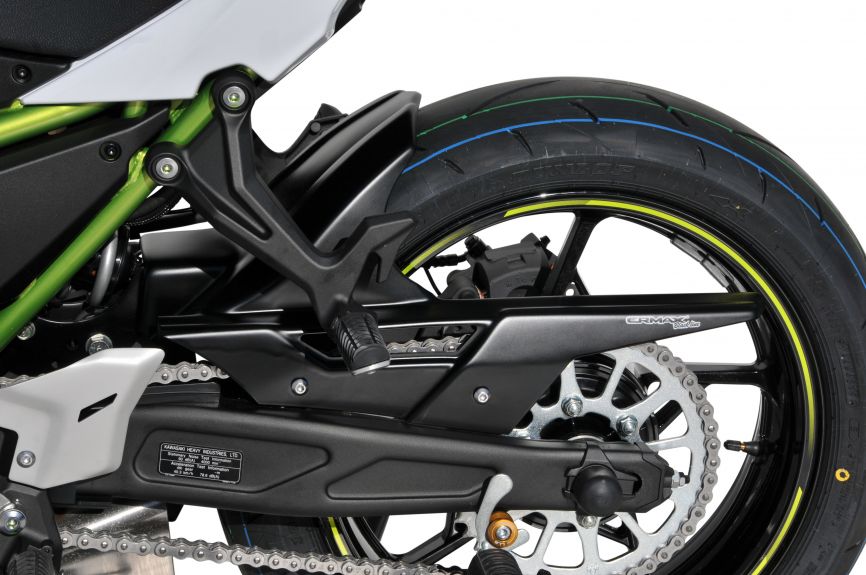 Ermax Hugger | Matte Black | Kawasaki Z 650 2020>Current-E7303S78-BL-Huggers-Pyramid Motorcycle Accessories