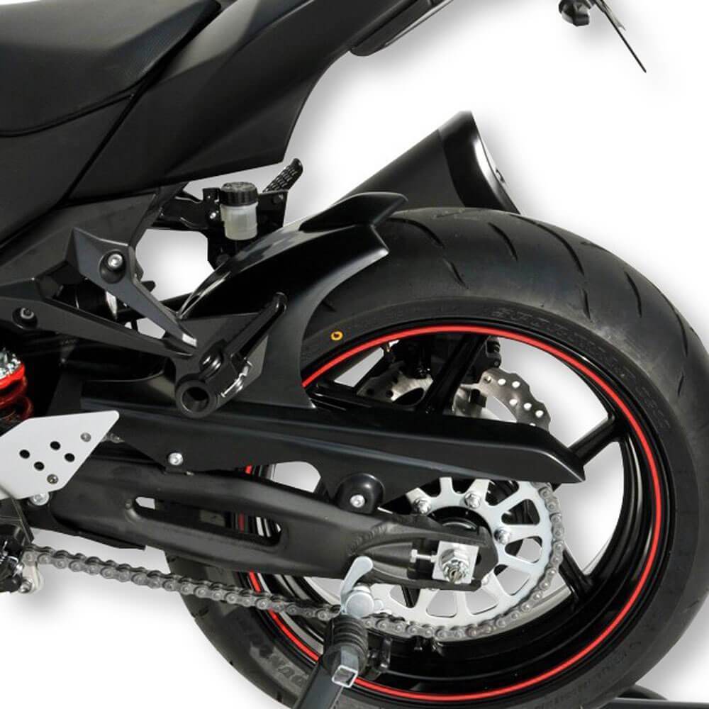 Ermax Hugger | Matte Black (Matte Ebony) | Kawasaki Z 750 2011>2012-E730373080-Huggers-Pyramid Motorcycle Accessories