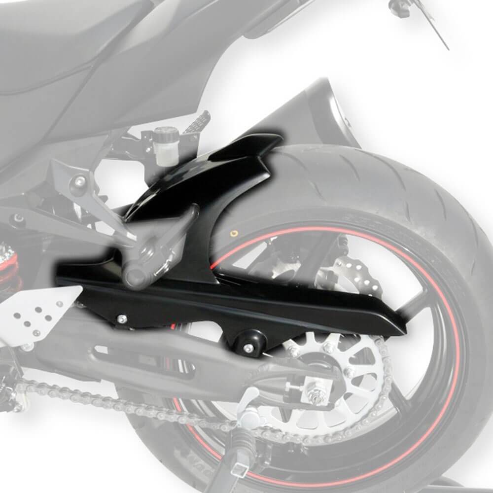 Ermax Hugger | Matte Black (Matte Ebony) | Kawasaki Z 750 2011>2012-E730373080-Huggers-Pyramid Motorcycle Accessories