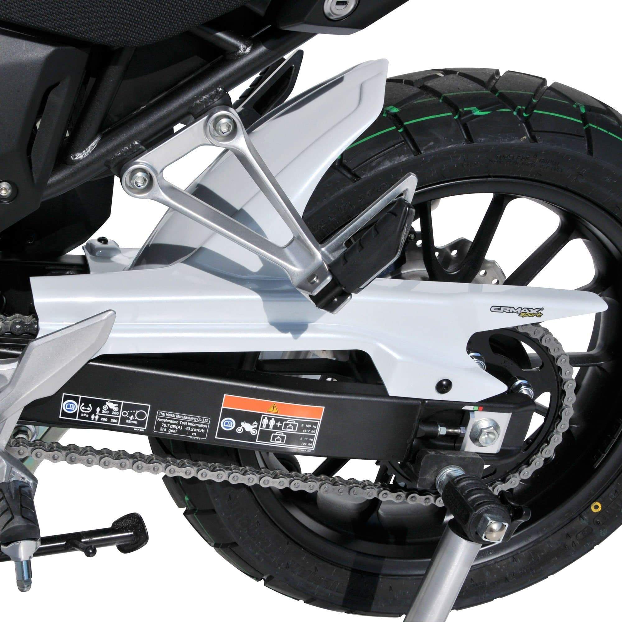 Ermax Hugger | Matte Black (Matte Gunpowder Black) | Honda CB 500 X 2019>Current-E7301T06-73-Huggers-Pyramid Motorcycle Accessories