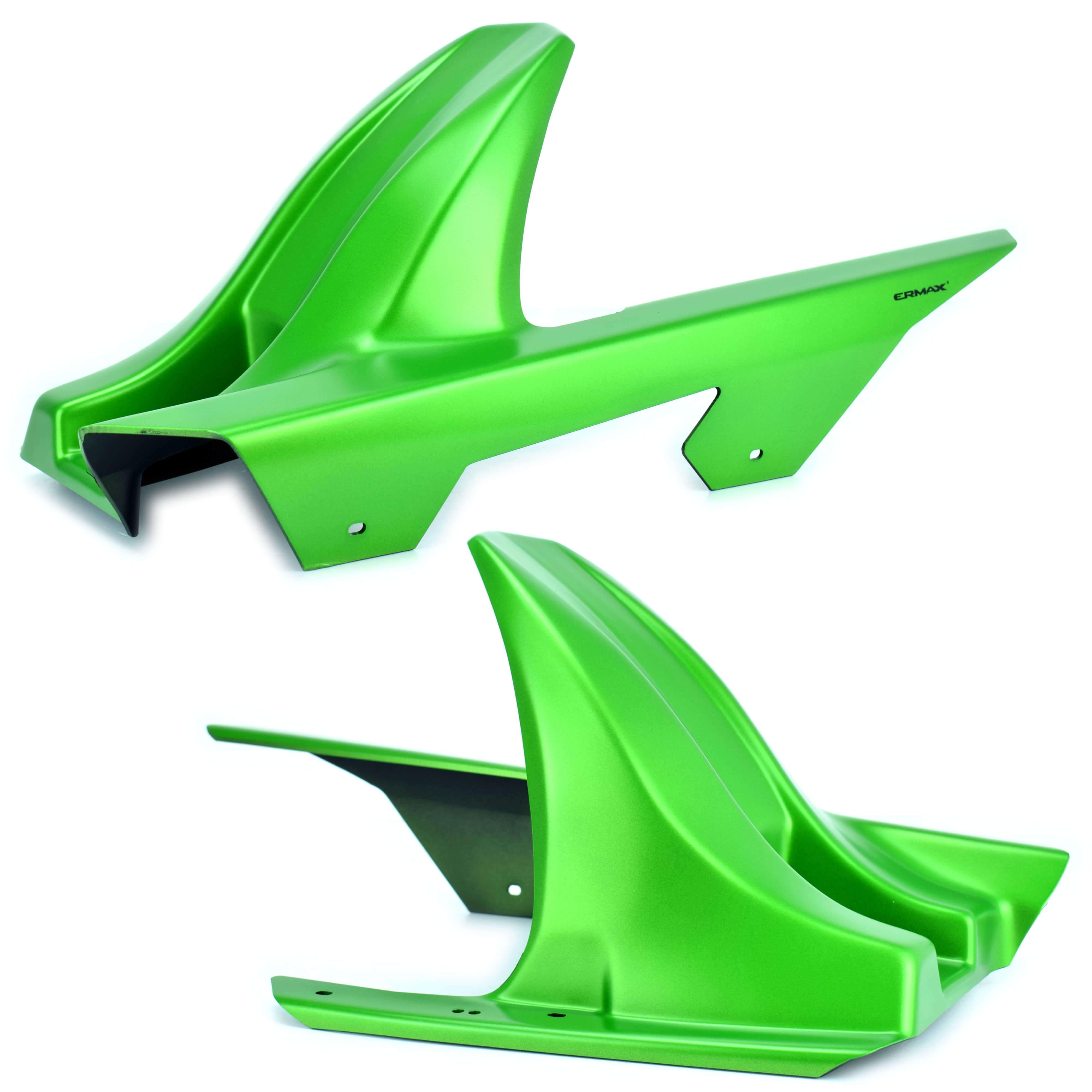 Ermax Hugger | Matte Green (Candy Matte Blazed Green) | Kawasaki Z 800 2013>2015-Huggers-Pyramid Motorcycle Accessories