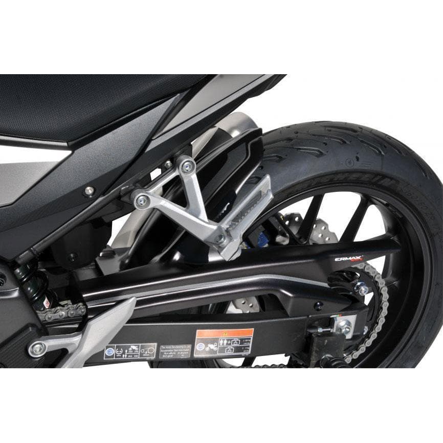 Ermax Hugger | Matte Metallic Black (Matte Gunpowder Black) | Honda CB 500 F 2019>Current-E7301T02-73-Huggers-Pyramid Motorcycle Accessories
