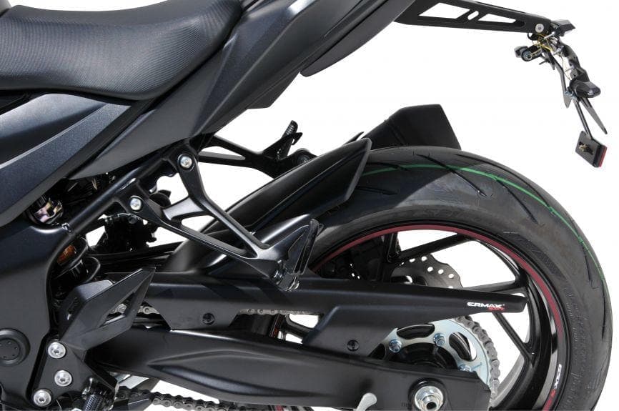 Ermax Hugger | Matte Metallic Black | Suzuki GSX-S 750 2017>2021-E7304S89-47-Huggers-Pyramid Motorcycle Accessories