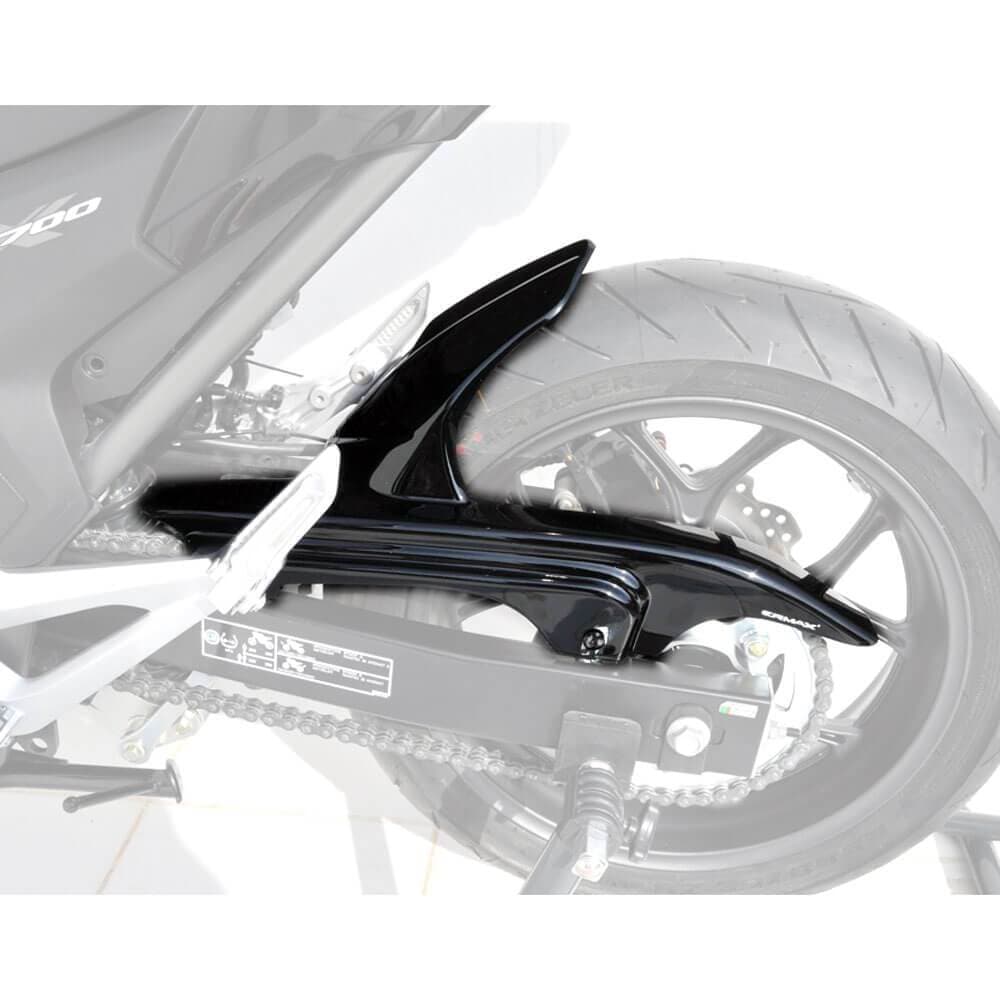 Ermax Hugger | Metallic Black (Darkness Black Metallic) | Honda NC 700 X 2012>2012-Huggers-Pyramid Motorcycle Accessories
