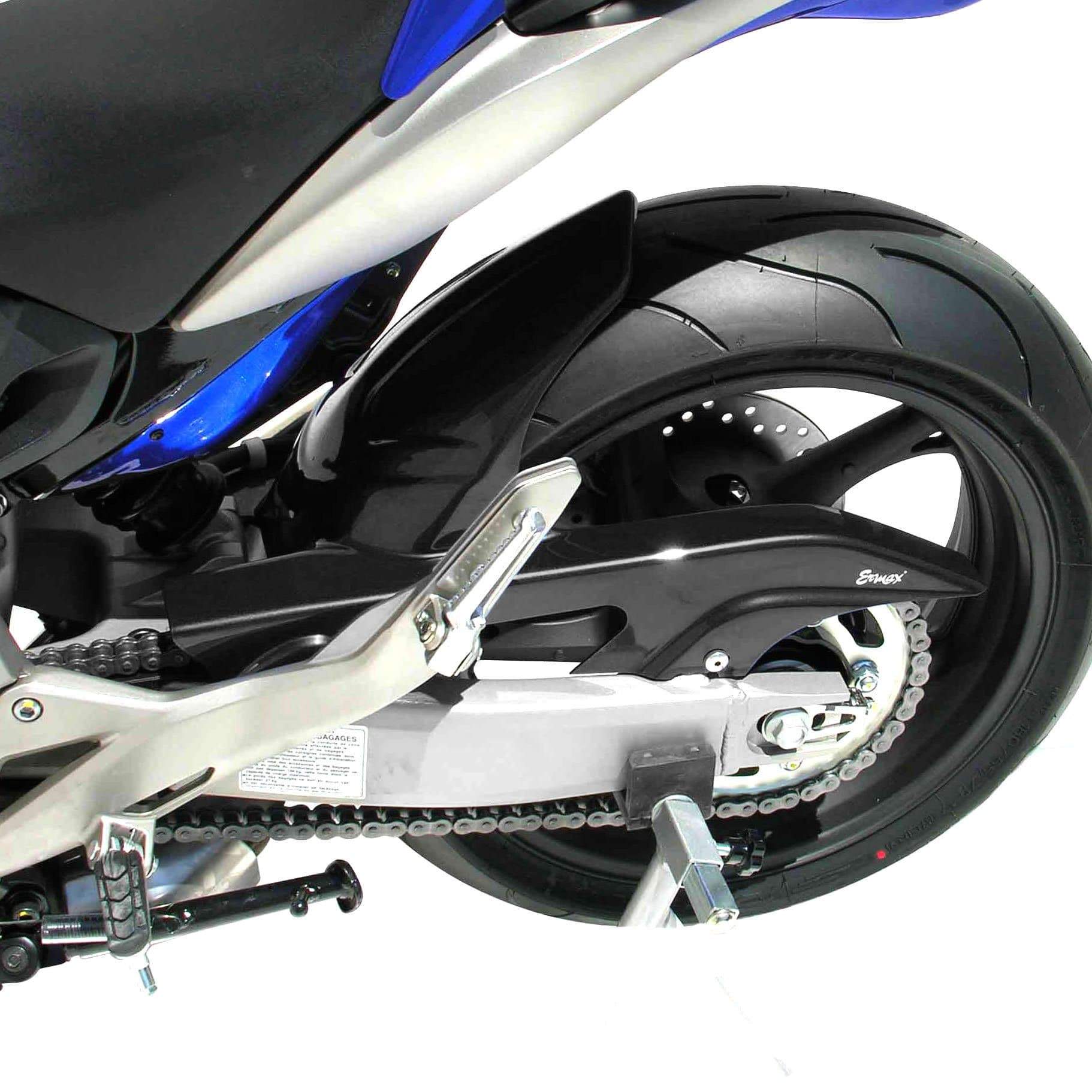 Ermax Hugger | Metallic Black (Diablo Black) | Honda CB 600 F Hornet 2007>2010-E730168096-Huggers-Pyramid Motorcycle Accessories