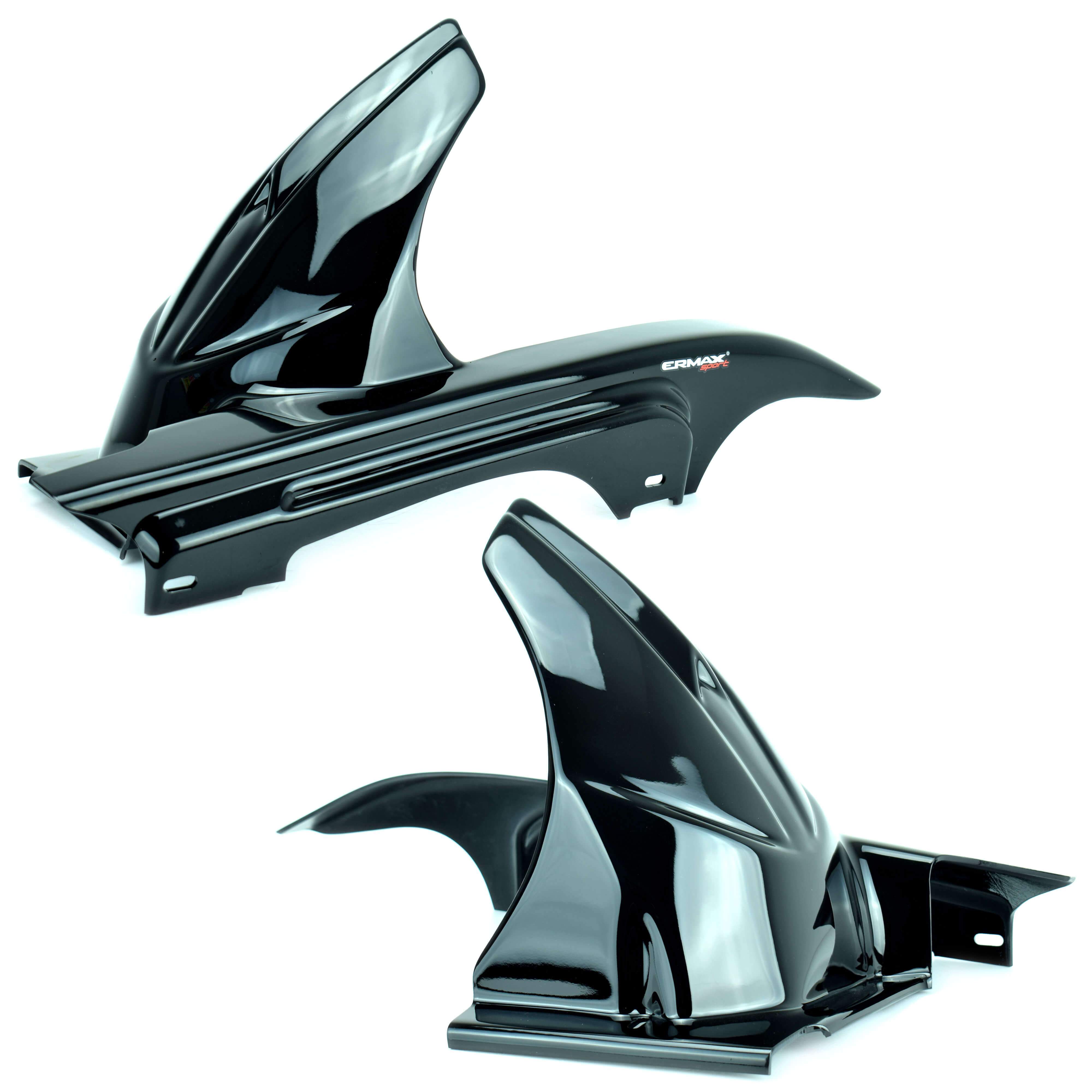 Ermax Hugger | Metallic Black (Ebony Black) | Honda NC 750 X 2014>2015-Huggers-Pyramid Motorcycle Accessories