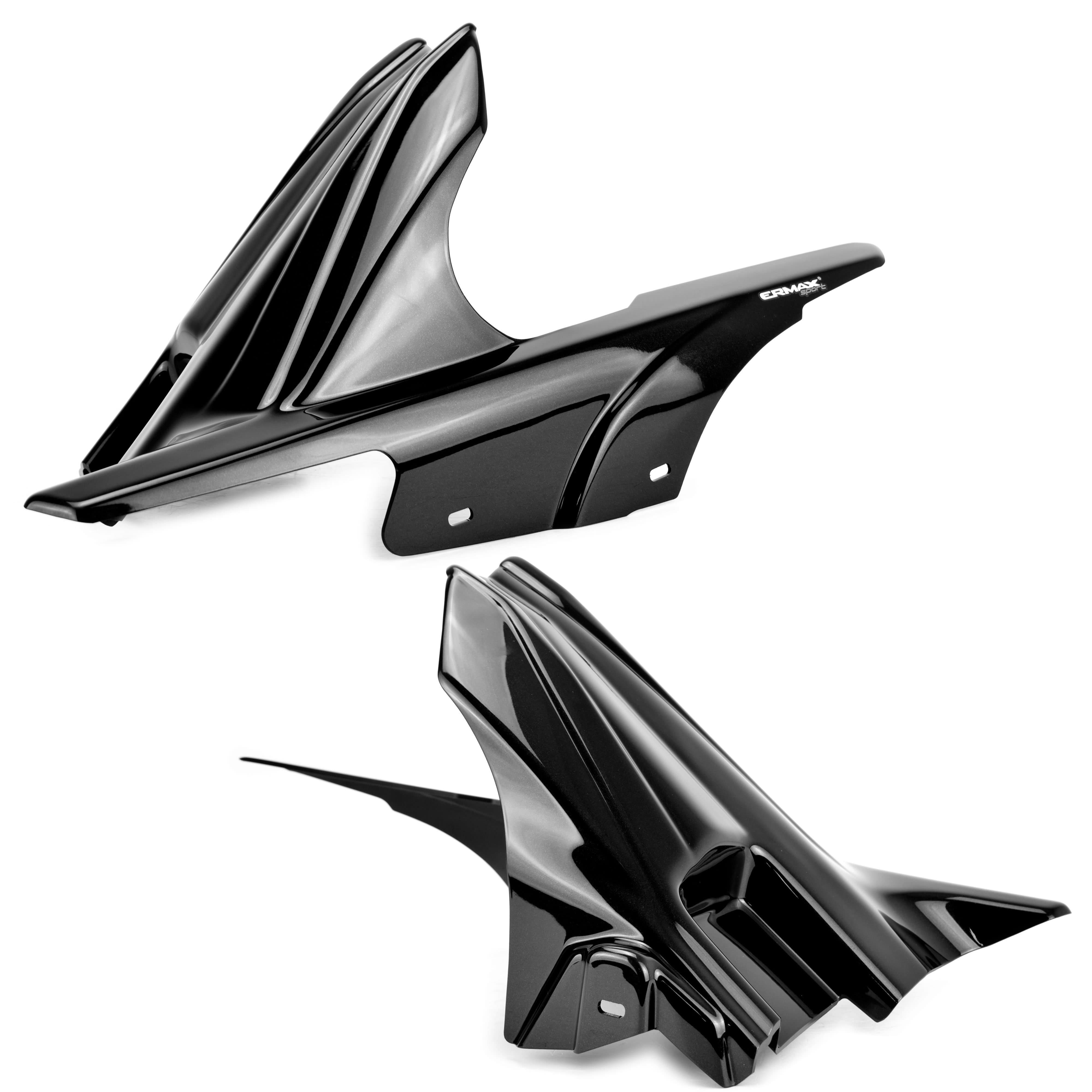 Ermax Hugger | Metallic Black (Metallic Spark Black) | Kawasaki Ninja 1000 2011>2016-Huggers-Pyramid Motorcycle Accessories