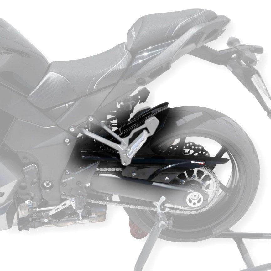 Ermax Hugger | Metallic Black (Metallic Spark Black) | Kawasaki Ninja 1000 2011>2016-Huggers-Pyramid Motorcycle Accessories