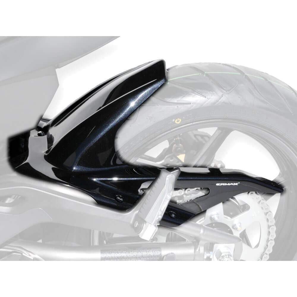 Ermax Hugger | Metallic Black (Metallic Spark Black) | Kawasaki Ninja 650 R 2012>2015-E730367082-Huggers-Pyramid Plastics