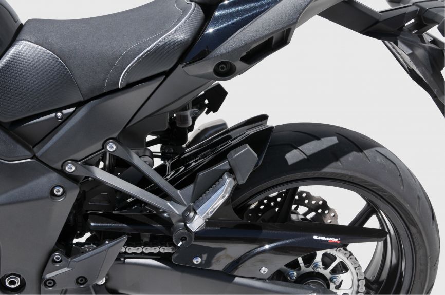 Ermax Hugger | Metallic Black (Metallic Spark Black) | Kawasaki Z 1000 SX 2017>2019 -   Pyramid Motorcycle Accessories