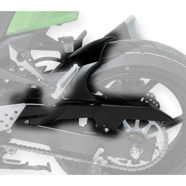 Ermax Hugger | Metallic Black (Metallic Spark Black) | Kawasaki Z 750 2007>2012-E730367060-Huggers-Pyramid Motorcycle Accessories