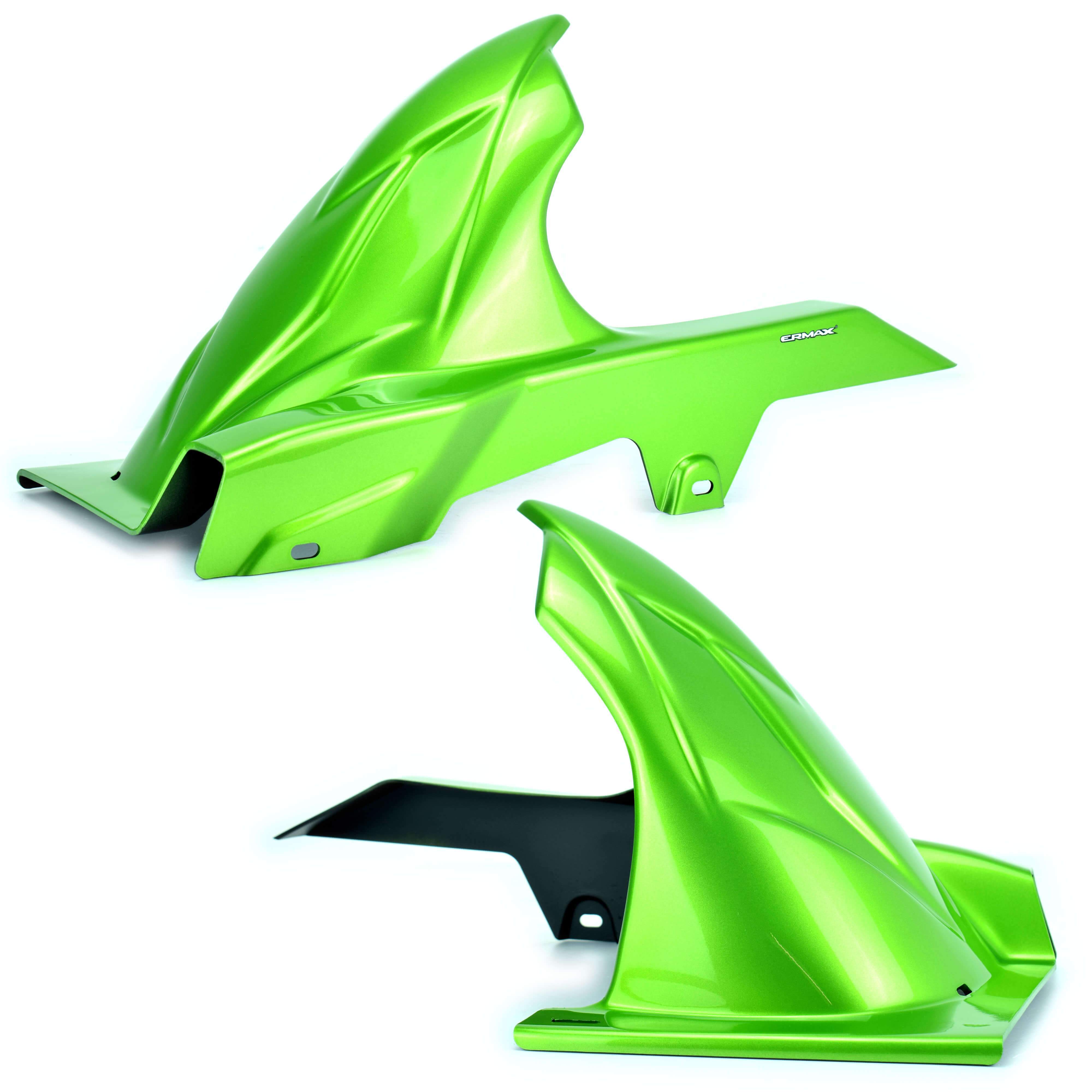 Ermax Hugger | Metallic Green (Candy Lime Green) | Kawasaki Z 750 2007>2012-E730324060-Huggers-Pyramid Plastics