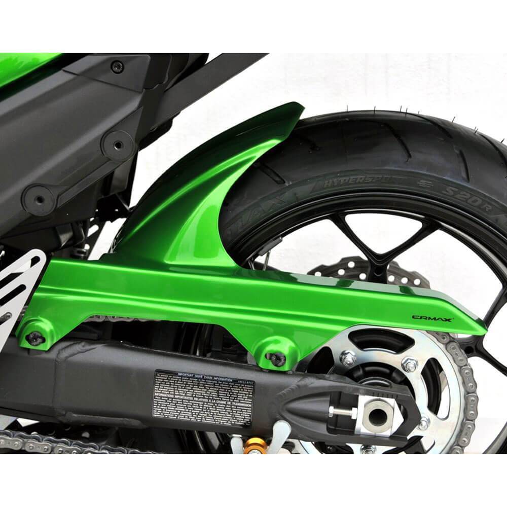 Ermax Hugger | Metallic Green (Candy Lime Green) | Kawasaki ZZR 1400 2008>2016-E730324064-Huggers-Pyramid Motorcycle Accessories