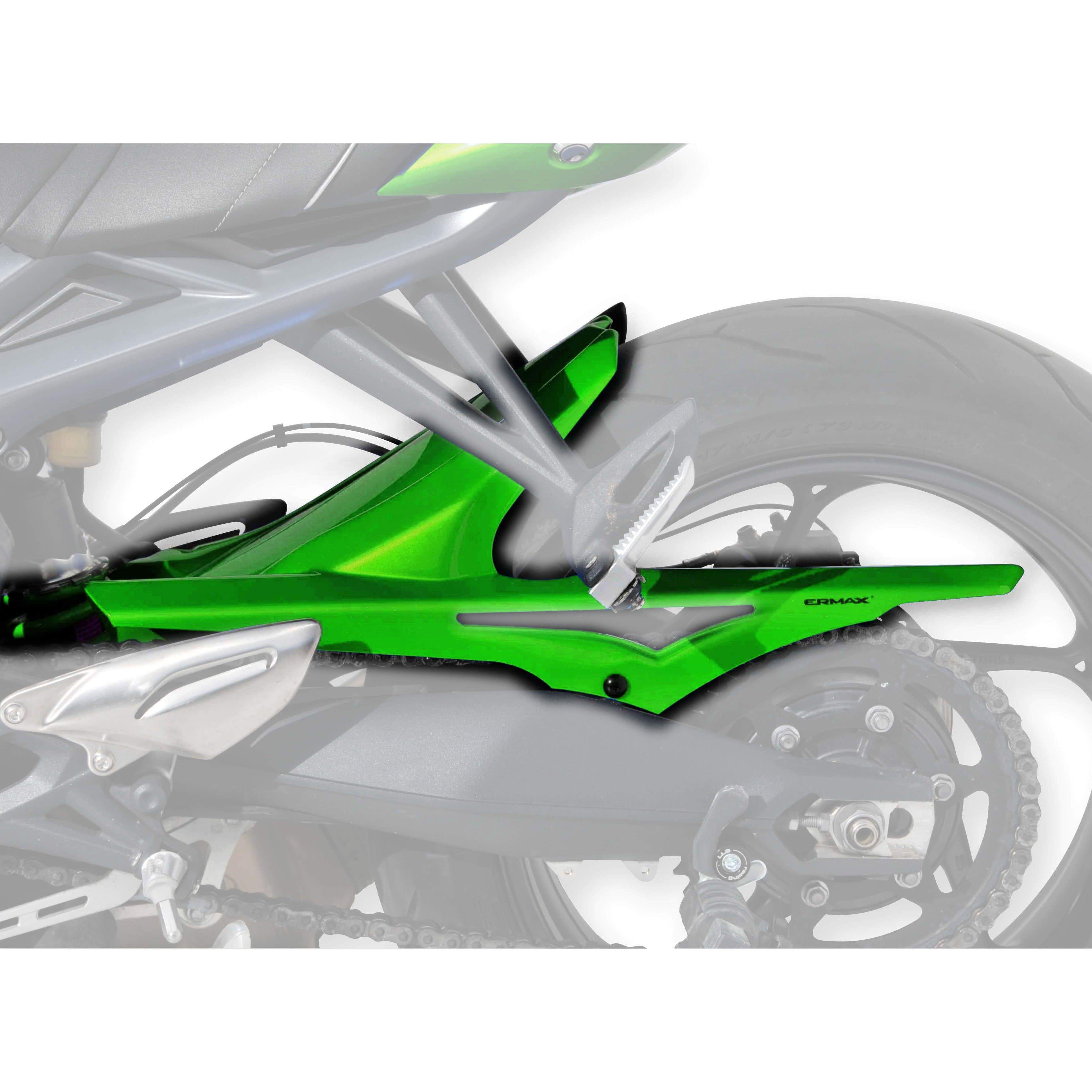 Ermax Hugger | Metallic Green (Cosmic Green) | Triumph Street Triple 675 R 2013>2013-E732124034-Huggers-Pyramid Motorcycle Accessories