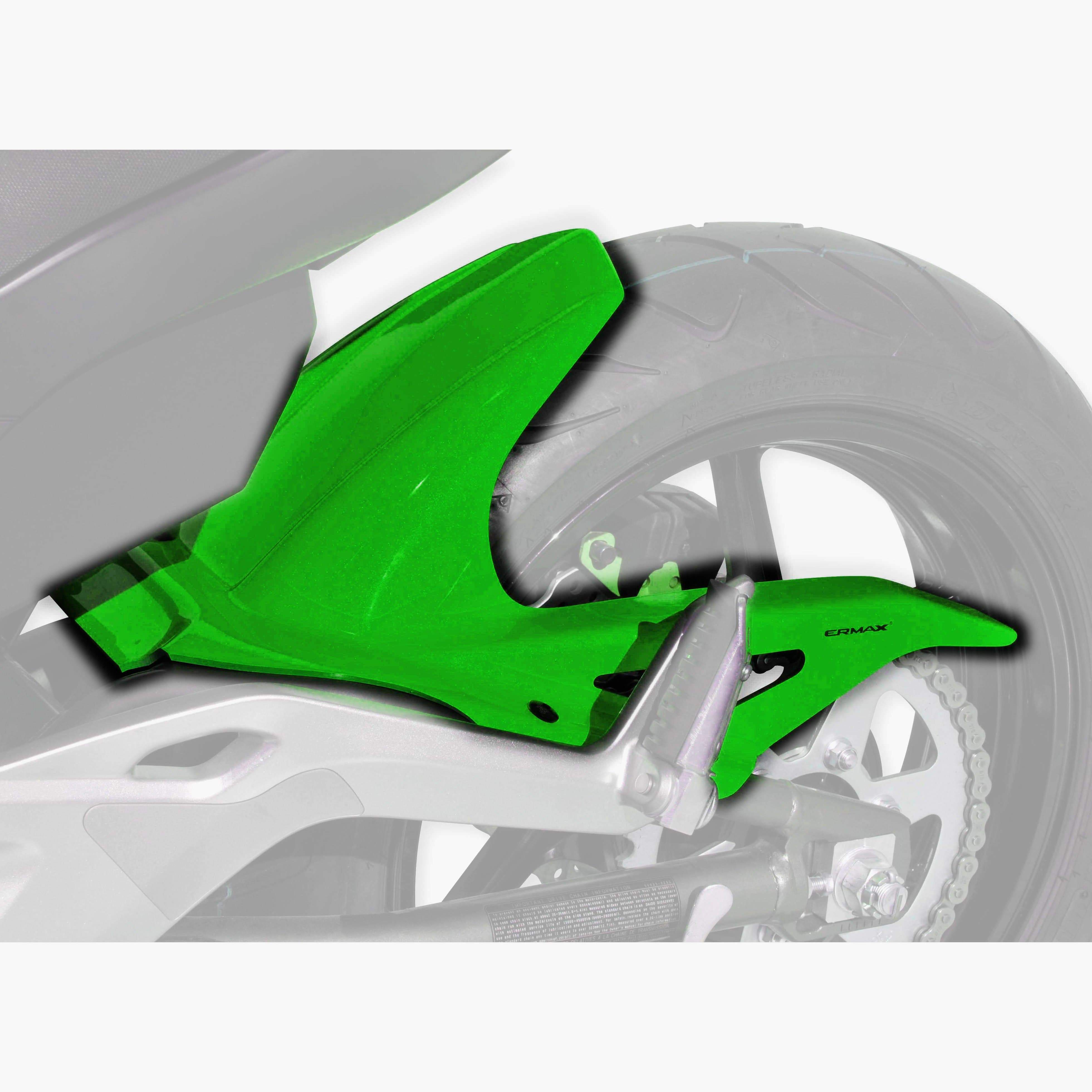 Ermax Hugger | Metallic Green (Golden Blazed Green) | Kawasaki Ninja 650 R 2012>2015-E730322082-Huggers-Pyramid Motorcycle Accessories